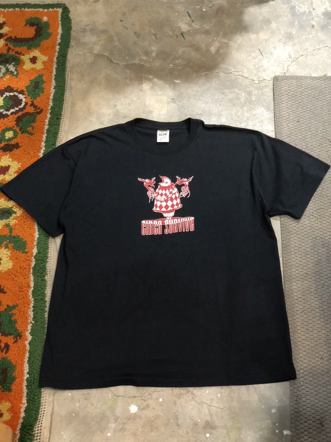 image of Band Tees x Tour Tee Vintage Circa Survive T-Shirt in Black, Men's (Size XL)