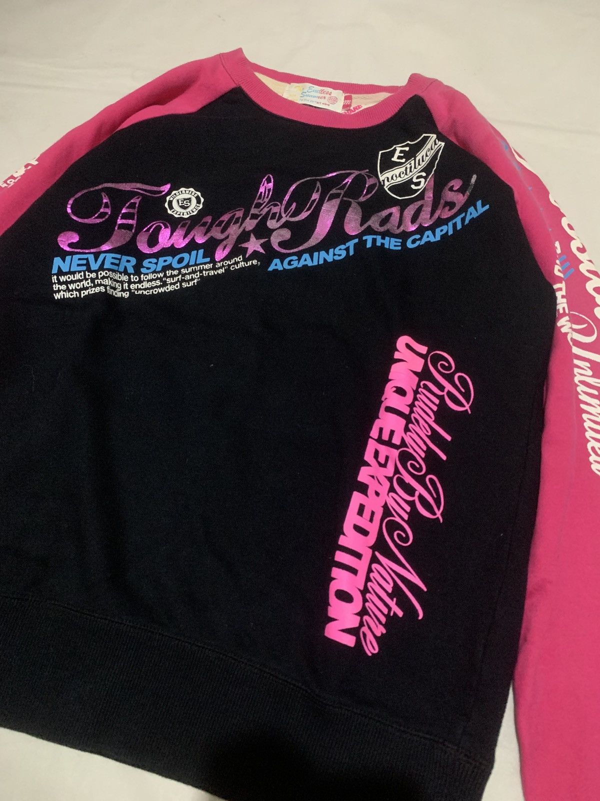 Japanese Brand Japanese Tough Rads Poem Crewneck Sweatshirt Size M / US 6-8 / IT 42-44 - 2 Thumbnail