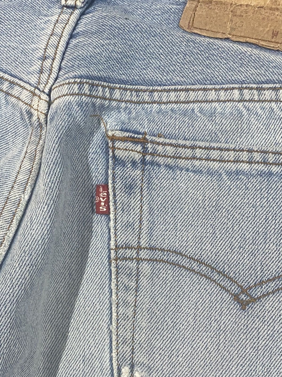 Levi's Vintage early 80s 522 Levis 501 Dirty washed Faded rework Size US 31 - 10 Thumbnail