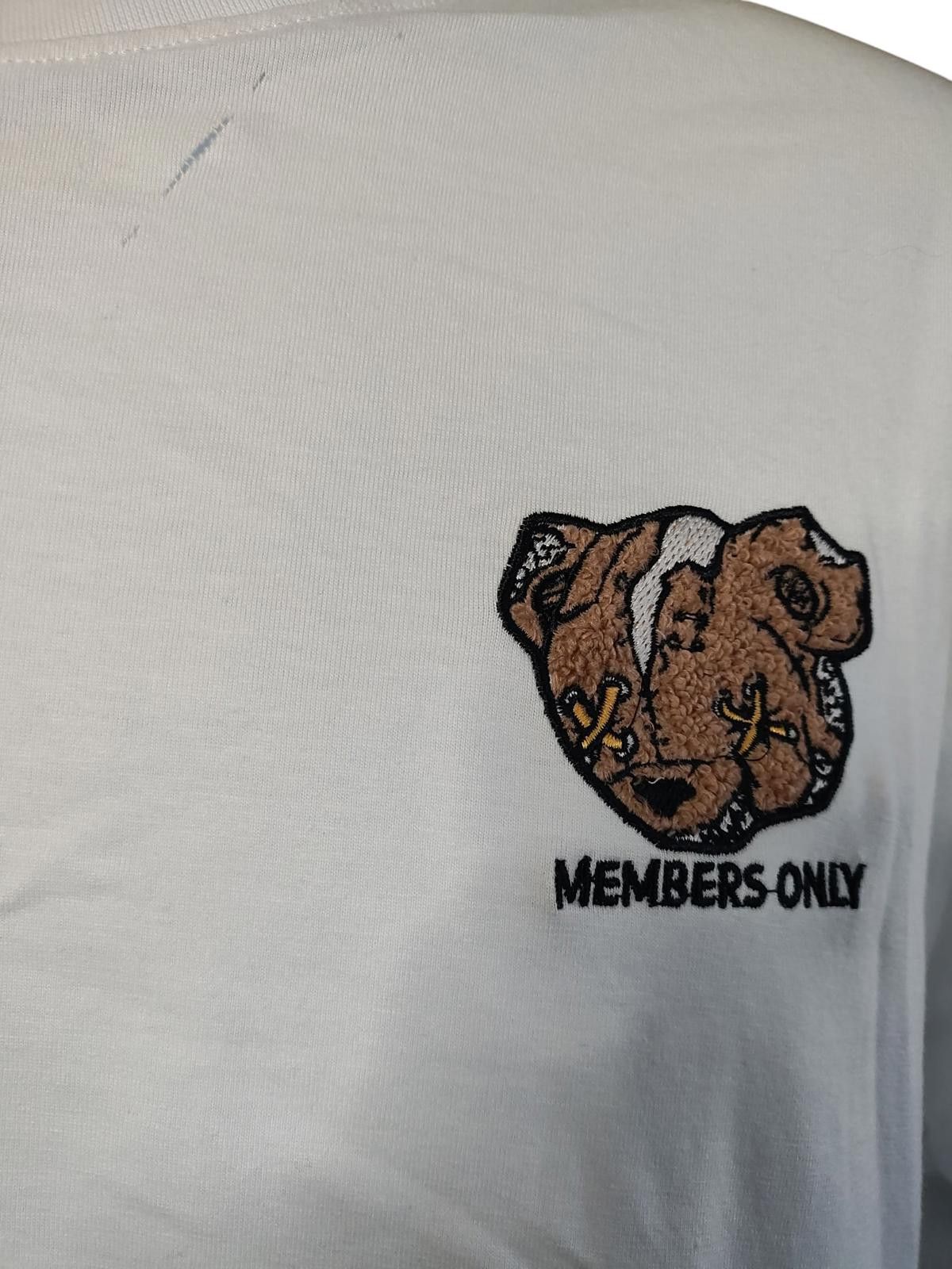Members Only Members Only White Graphic Bear Print T-Shirt Size US XL / EU 56 / 4 - 6 Thumbnail