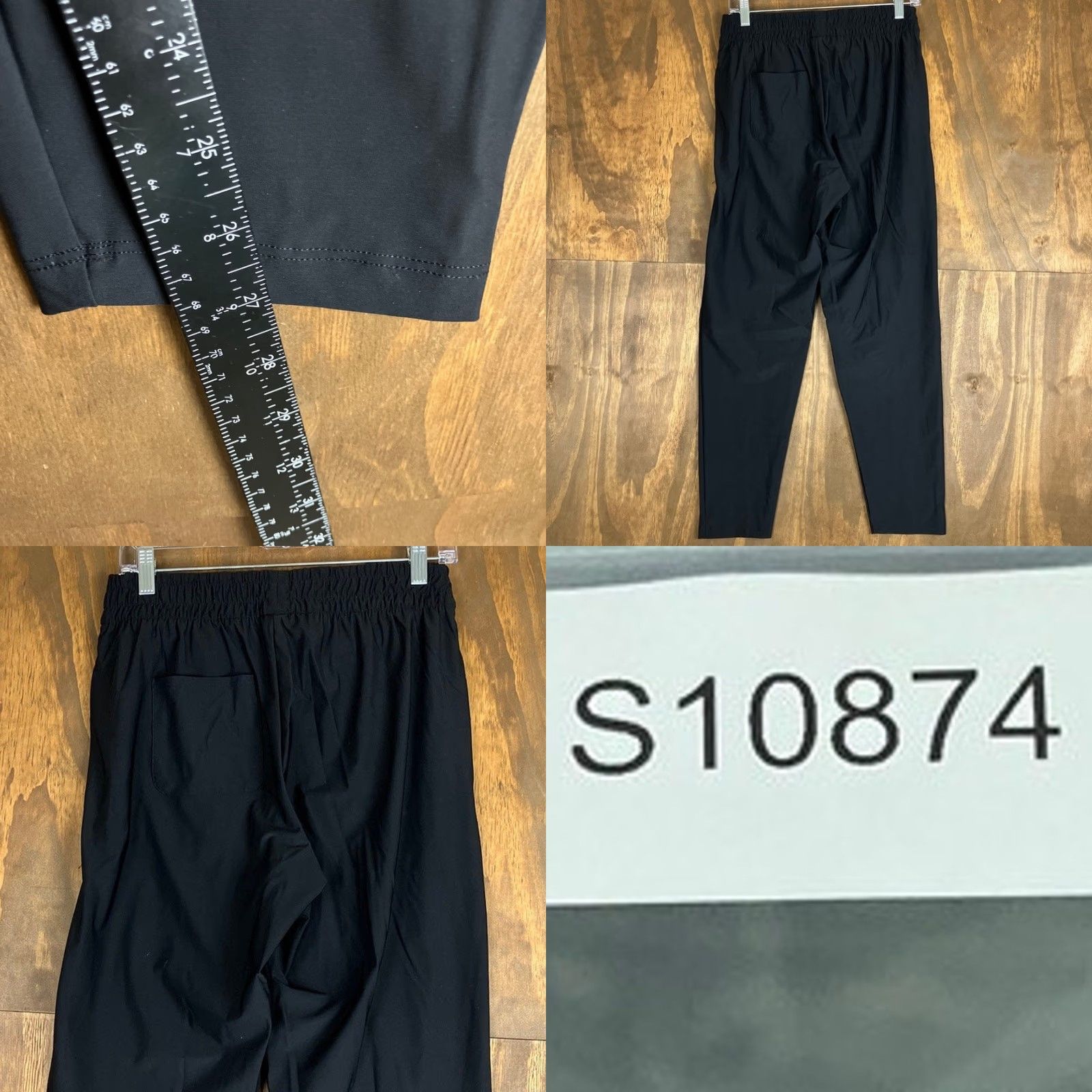 Vintage Victoria Sport Womens Pants Black Pull On High Rise Athleisure Casual Stretch S Pants Size 28" / US 6 / IT 42 - 8 Thumbnail