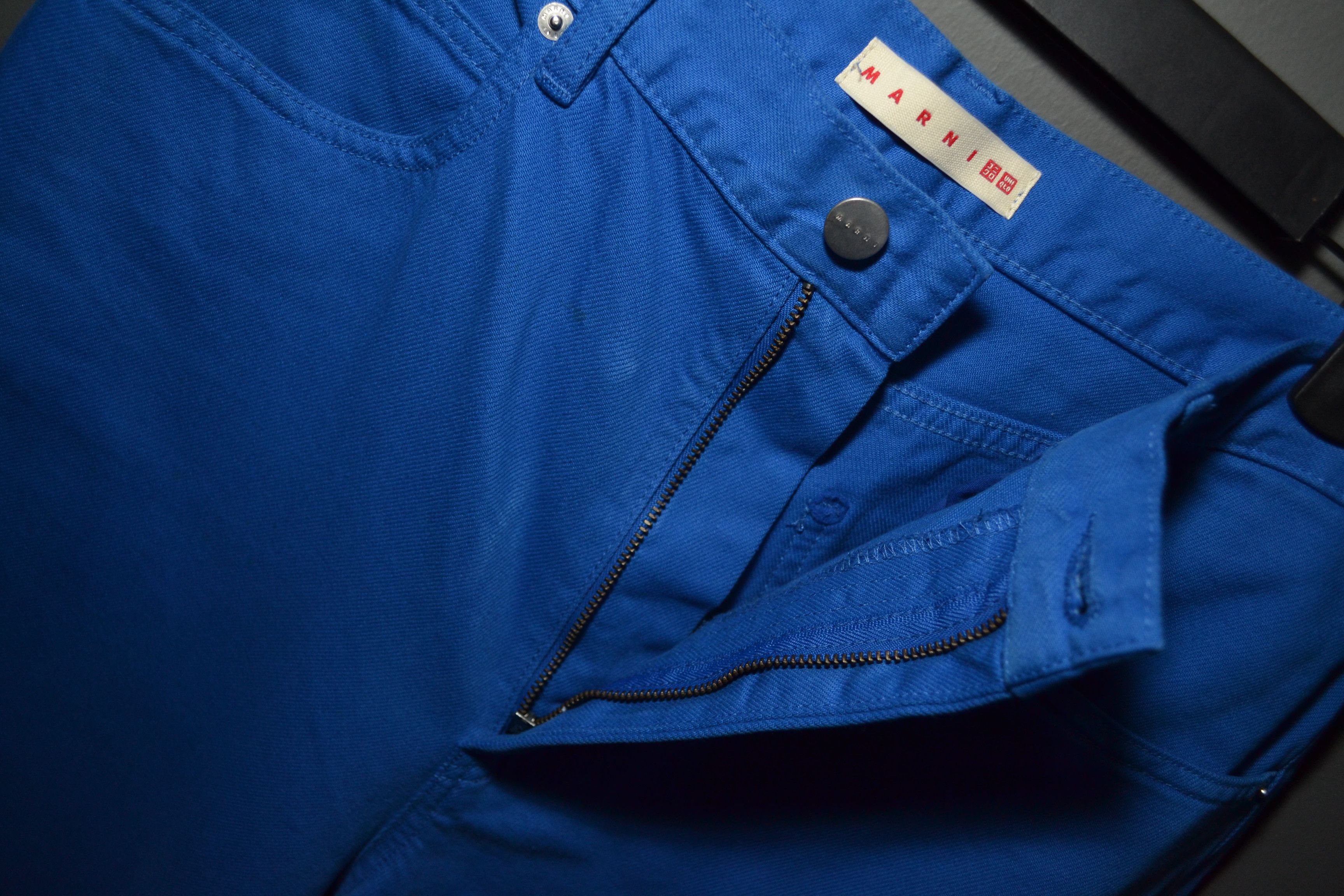 Marni Marni x Uniqlo Blue Baggy Jeans Pants size 31 Size 30" / US 8 / IT 44 - 13 Thumbnail