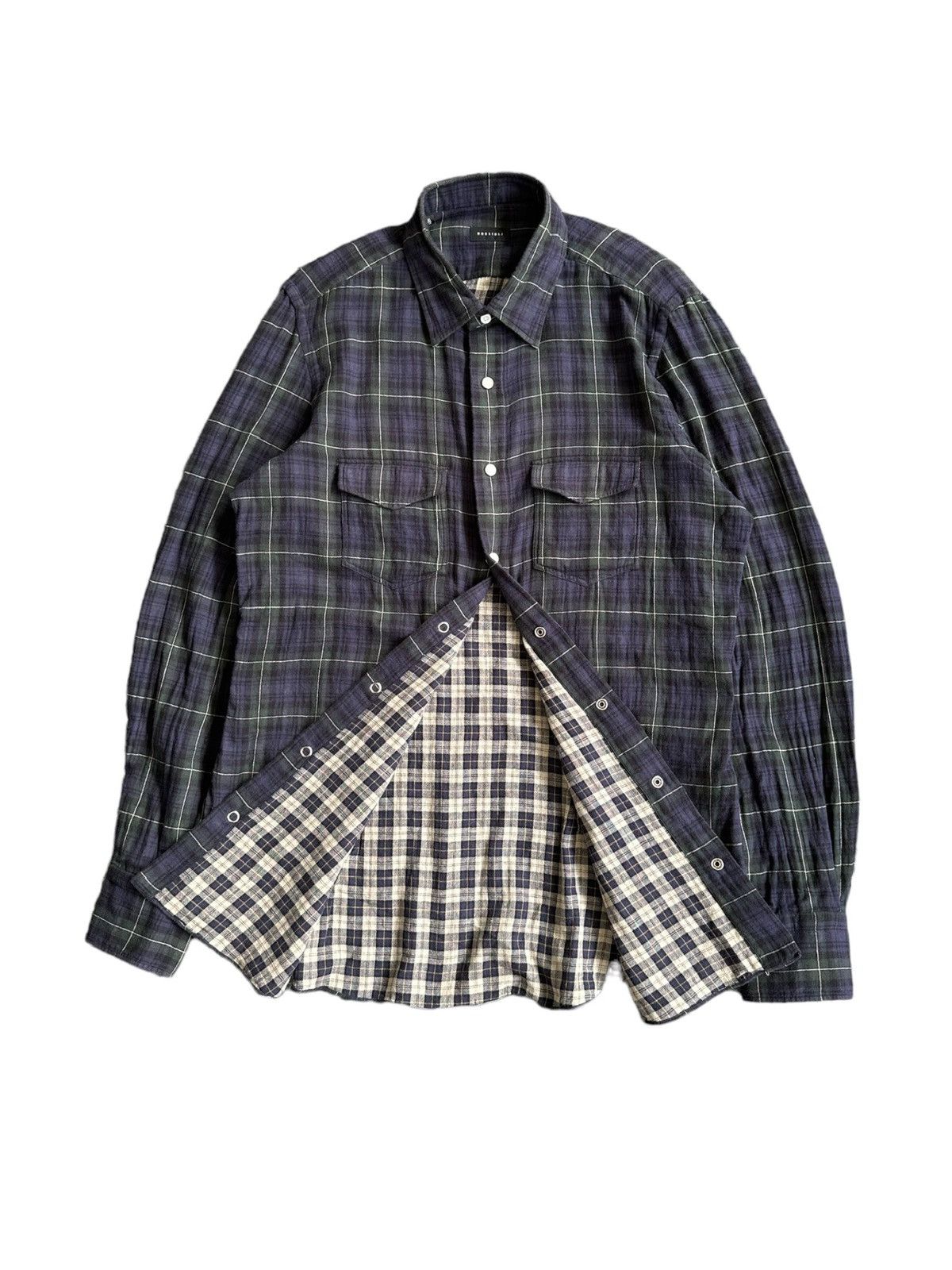 Boglioli Boglioli checker double layer shirt Size US M / EU 48-50 / 2 - 4 Thumbnail