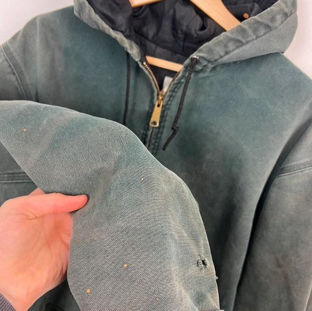 Carhartt Vintage Green Carhartt Active Jacket,L men’s,Vintage Size US L / EU 52-54 / 3 - 7 Thumbnail