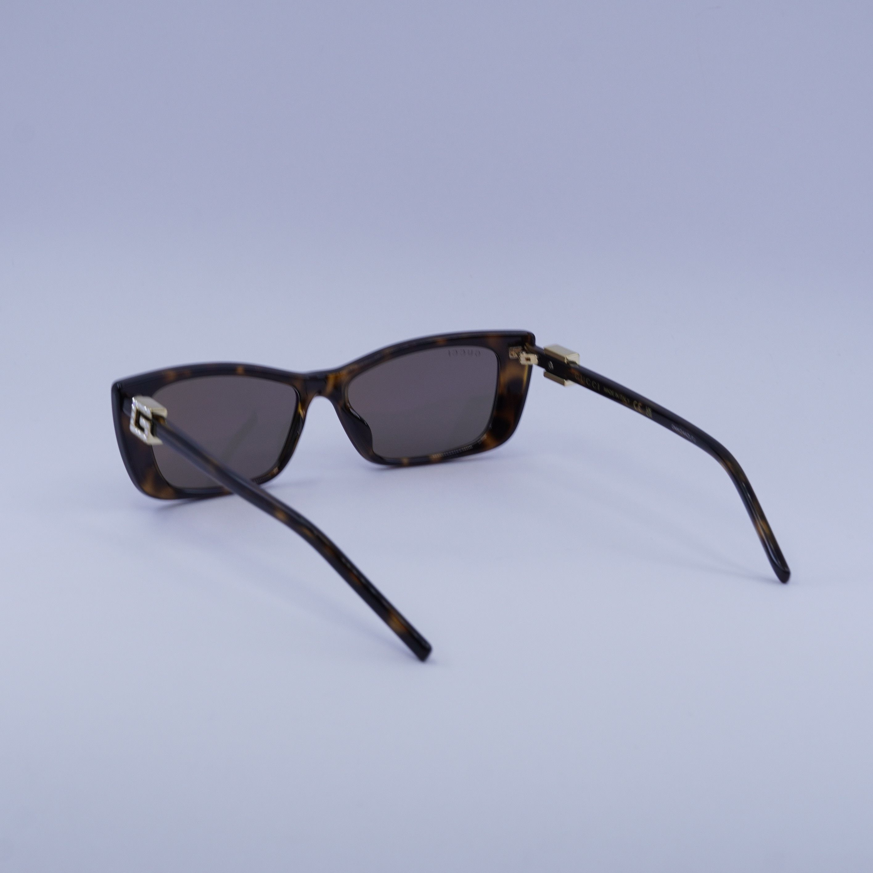Gucci Gucci GG1681S 003 Sunglasses Havana Cat Eye Frame Size ONE SIZE - 7 Thumbnail