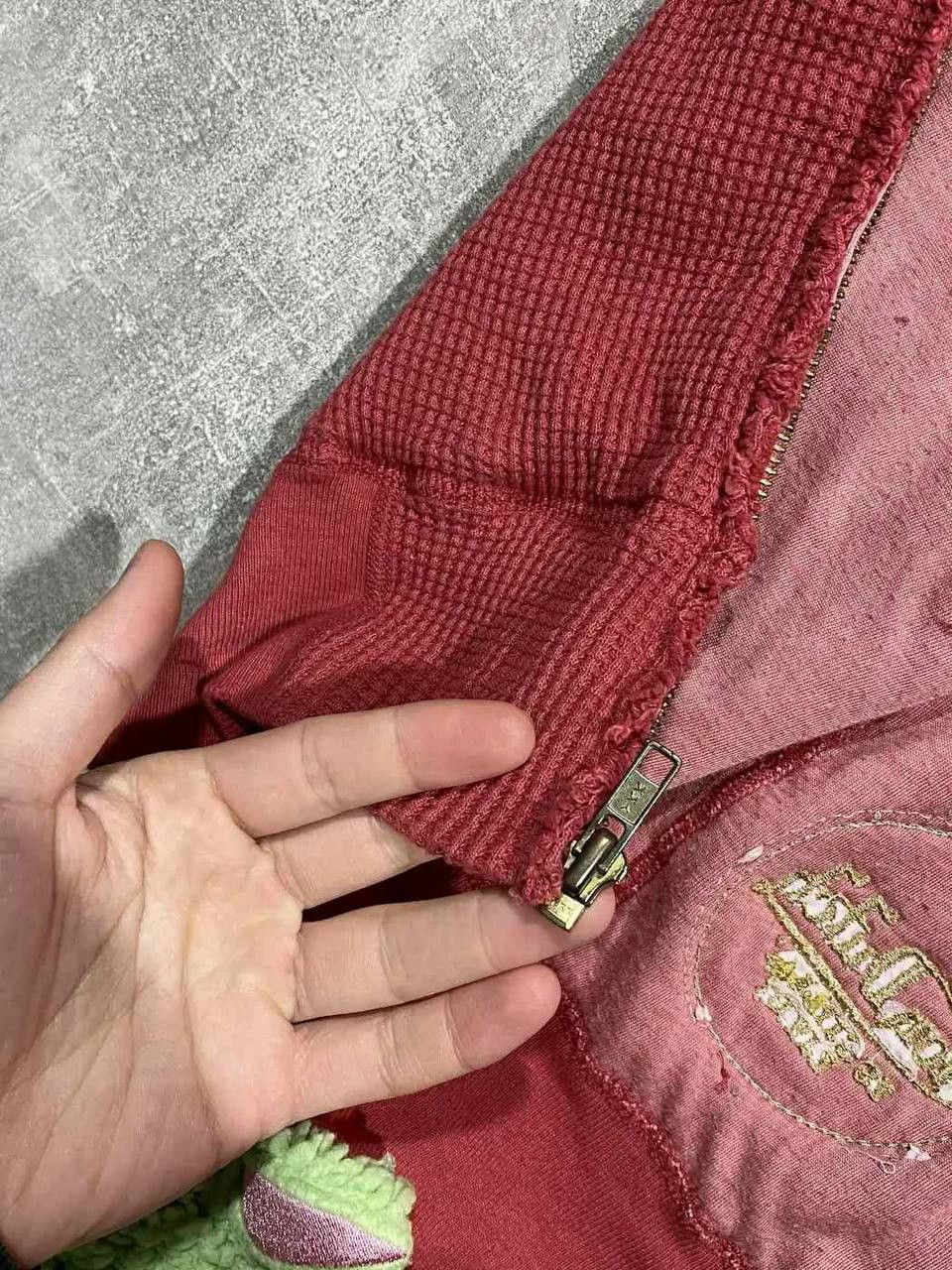 Von Dutch Vintage Y2K Von Dutch Knit Zip Hoodie Size US L / EU 52-54 / 3 - 11 Thumbnail