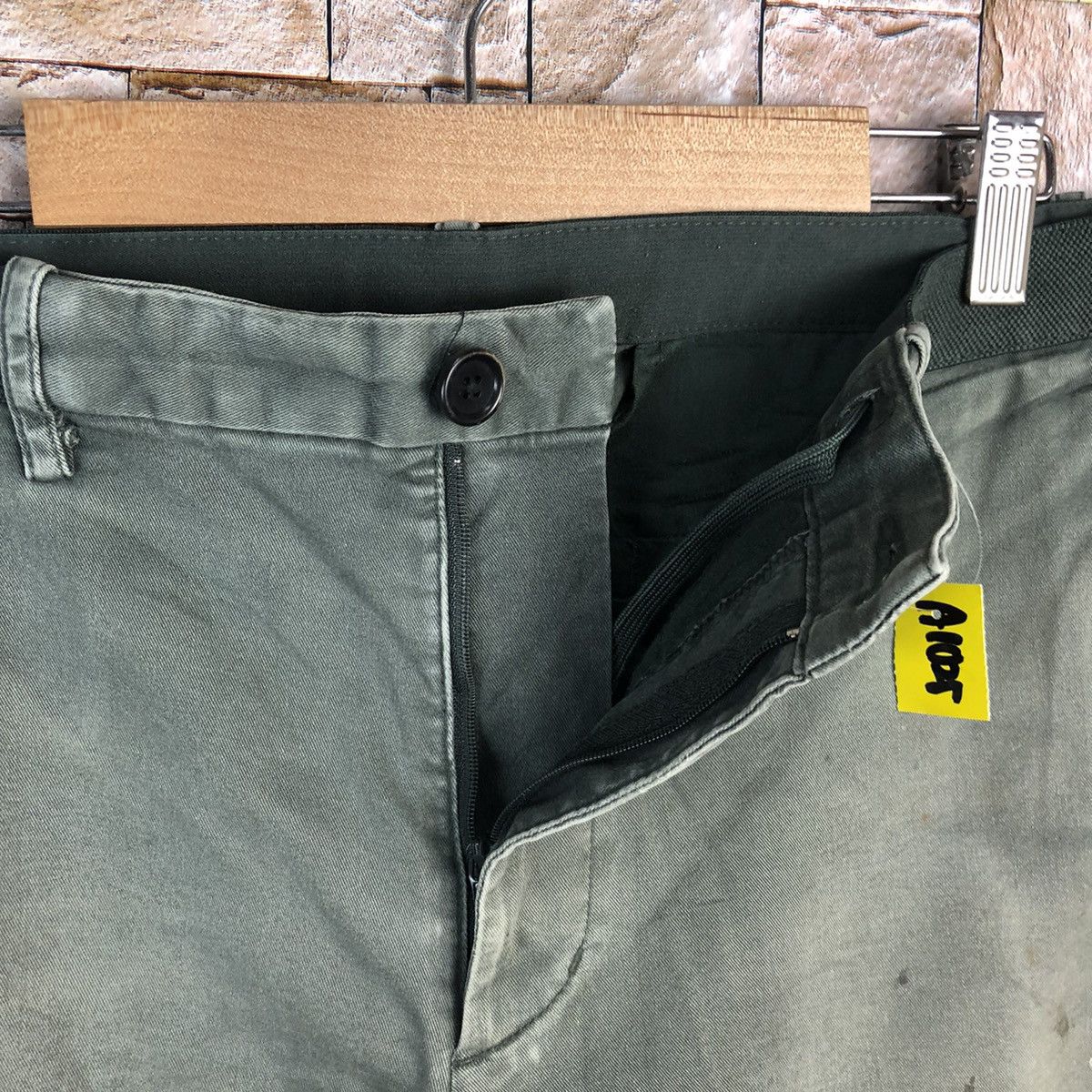 Japanese Brand Japanese Brand Green Casual Pants #A1025 Size US 30 / EU 46 - 13 Thumbnail