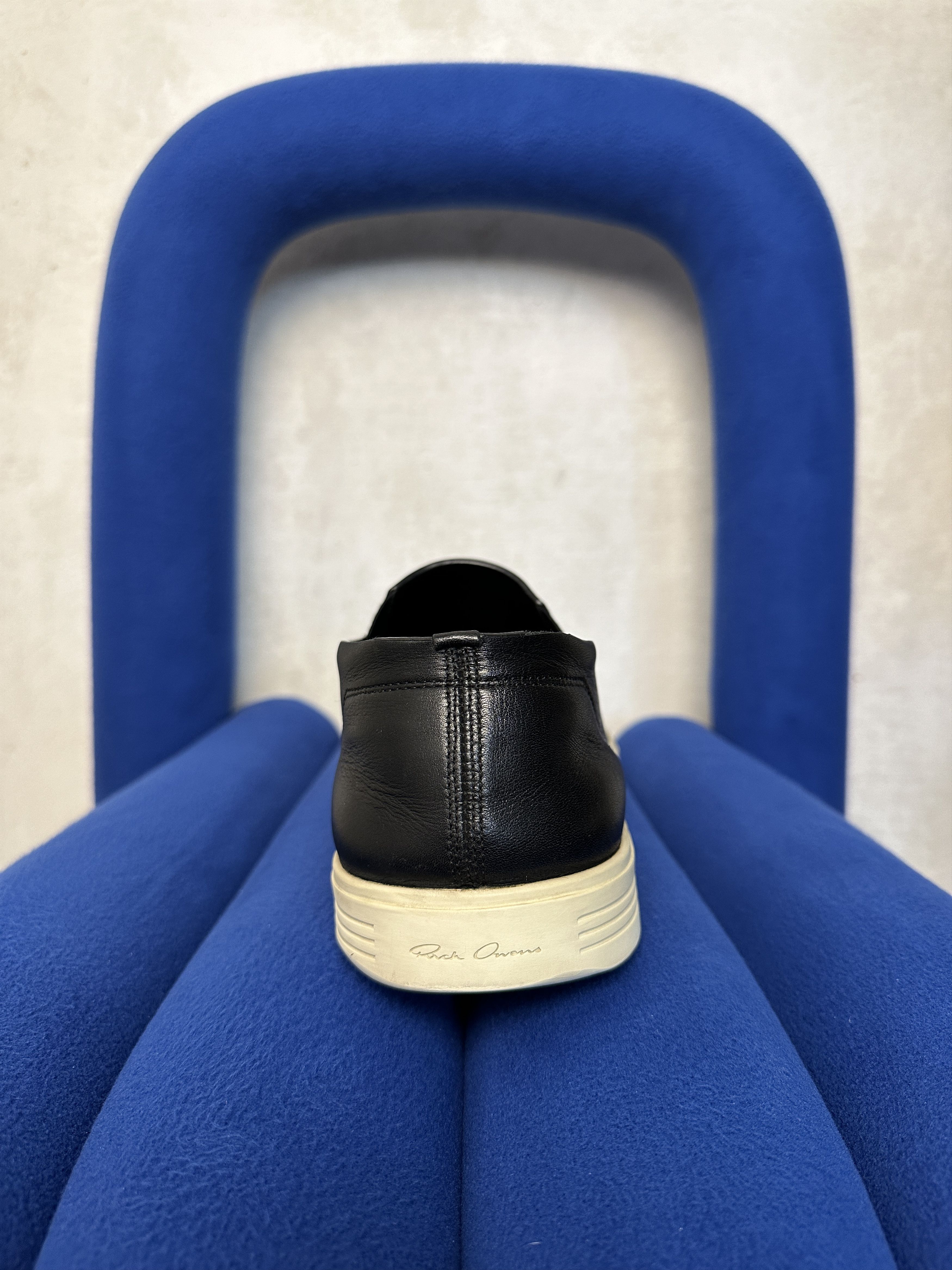 Rick Owens RICK OWENS Rounded Toe Leather Slip-ons Size US 9 / EU 42 - 4 Thumbnail