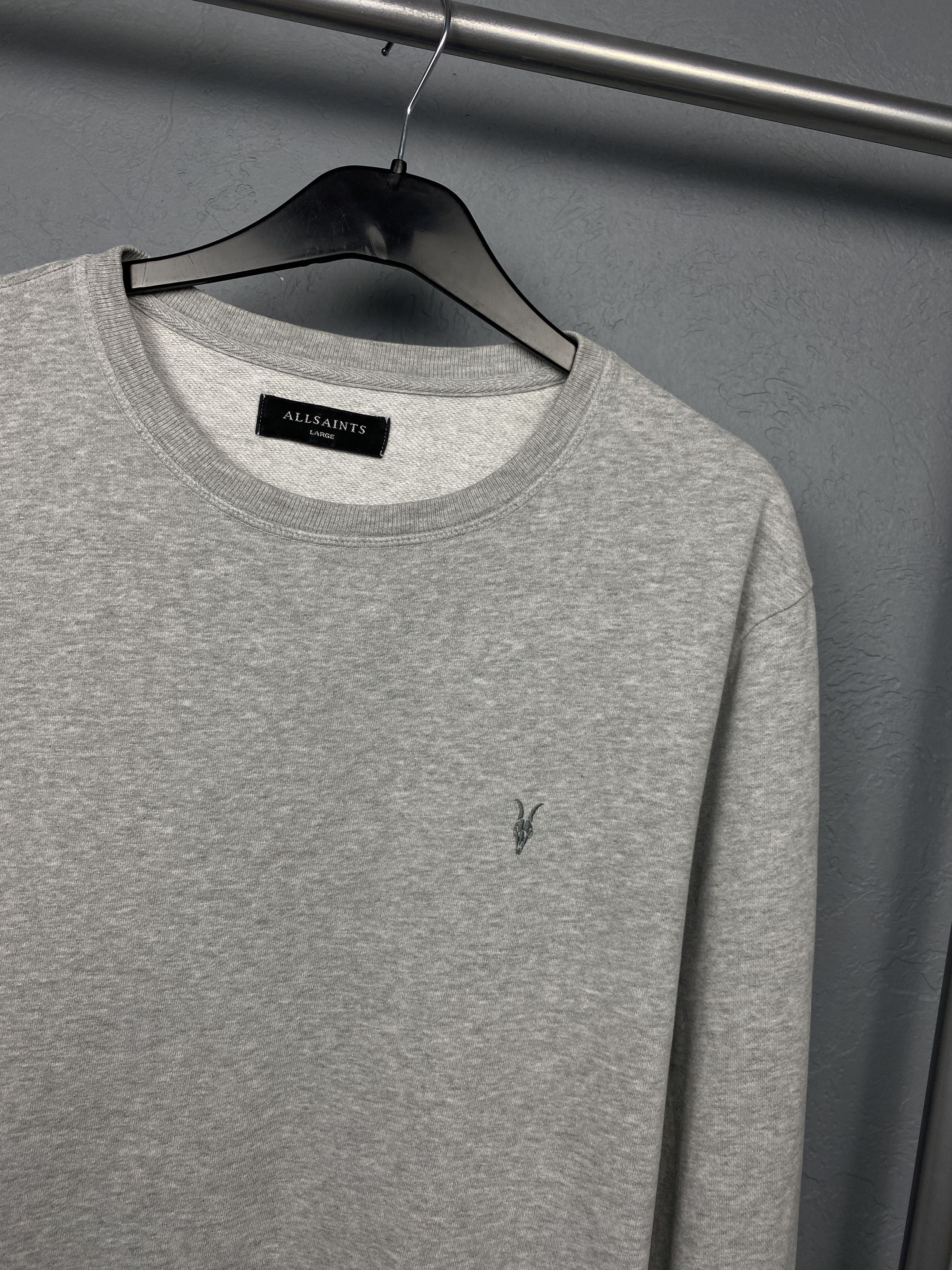 Allsaints Allsaints Vintage Mens Aven Crew Neck Sweatshirt Size US L / EU 52-54 / 3 - 2 Thumbnail
