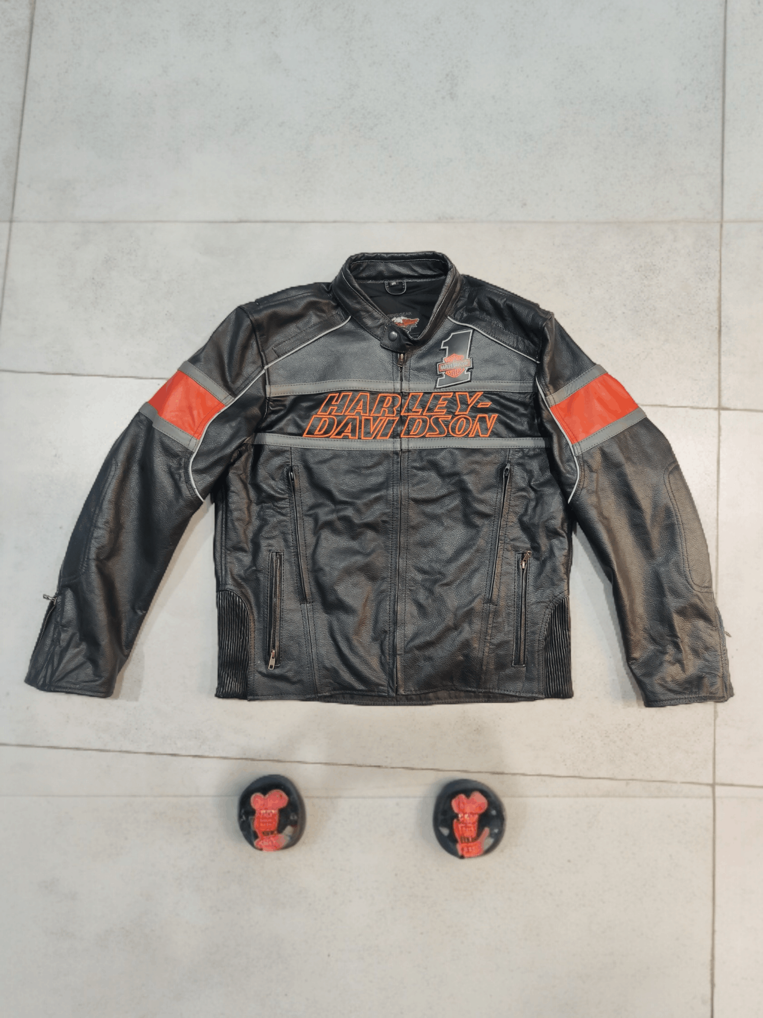 Harley Davidson Harley Davidson Vintage Leather Jacket Size US M / EU 48-50 / 2 - 1 Thumbnail
