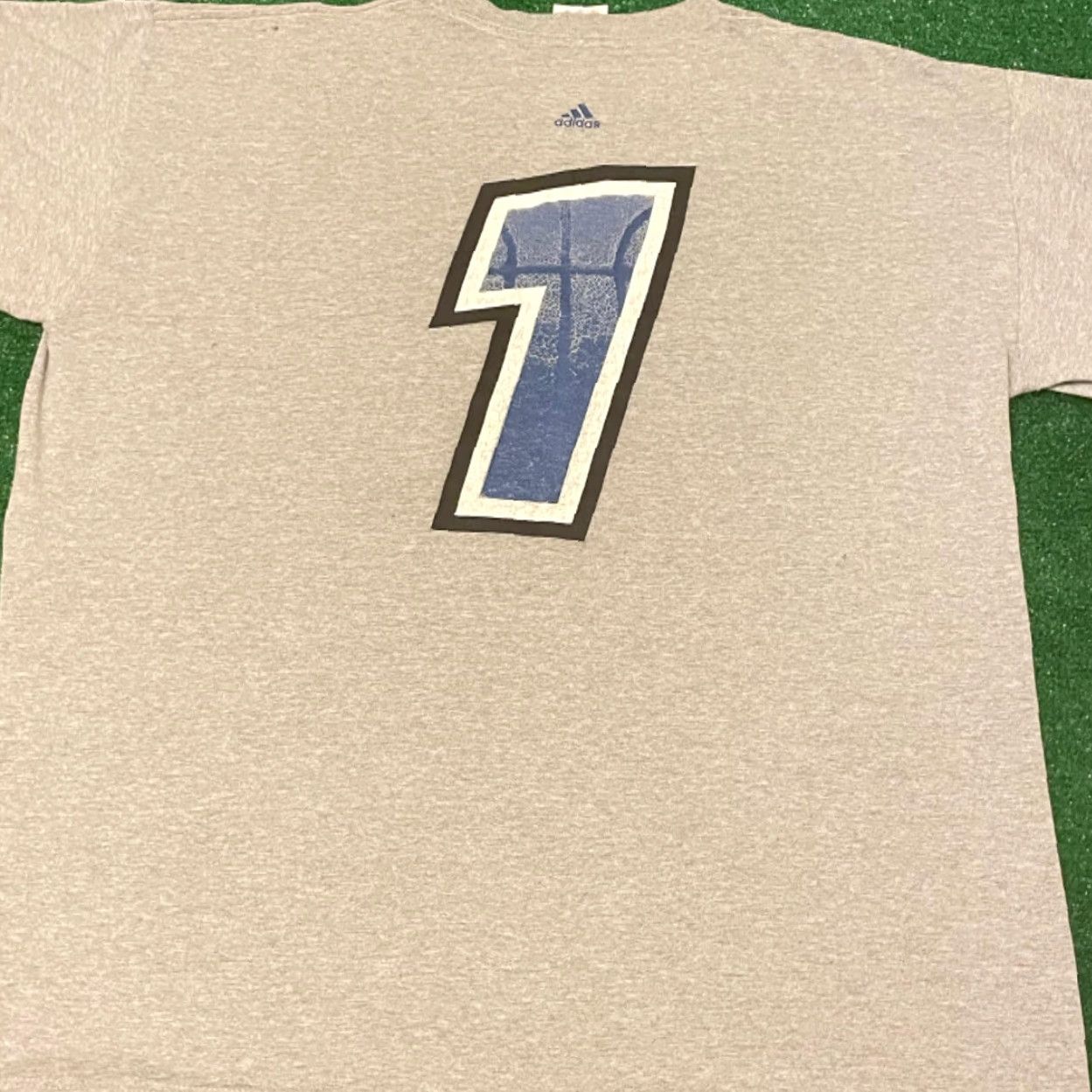 Adidas VINTAGE 90s Tracy Mcgrady T Mac Orlando Magic Adidas VTG Shirt Mens XL Gray Short Sleeve T-Shirt Sports 90s USA Mens Size US XL / EU 56 / 4 - 2 Thumbnail