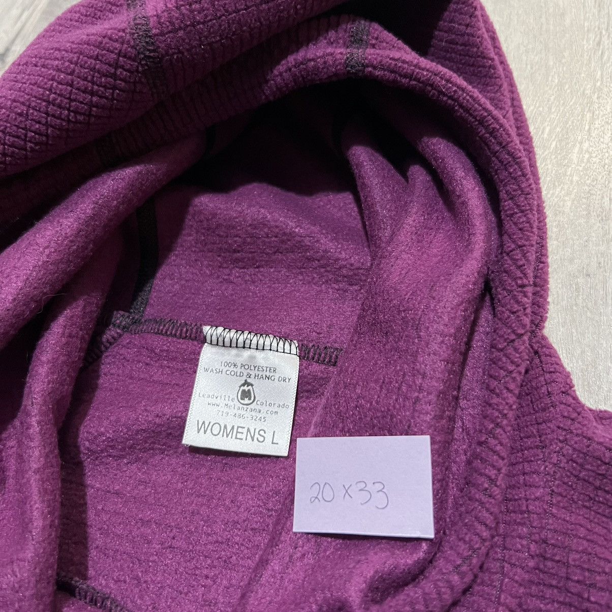 Melanzana Melanzana Micro Grid V2 Blue/Purple Hooded Outdoor Dress Size L / US 10 / IT 46 - 5 Thumbnail