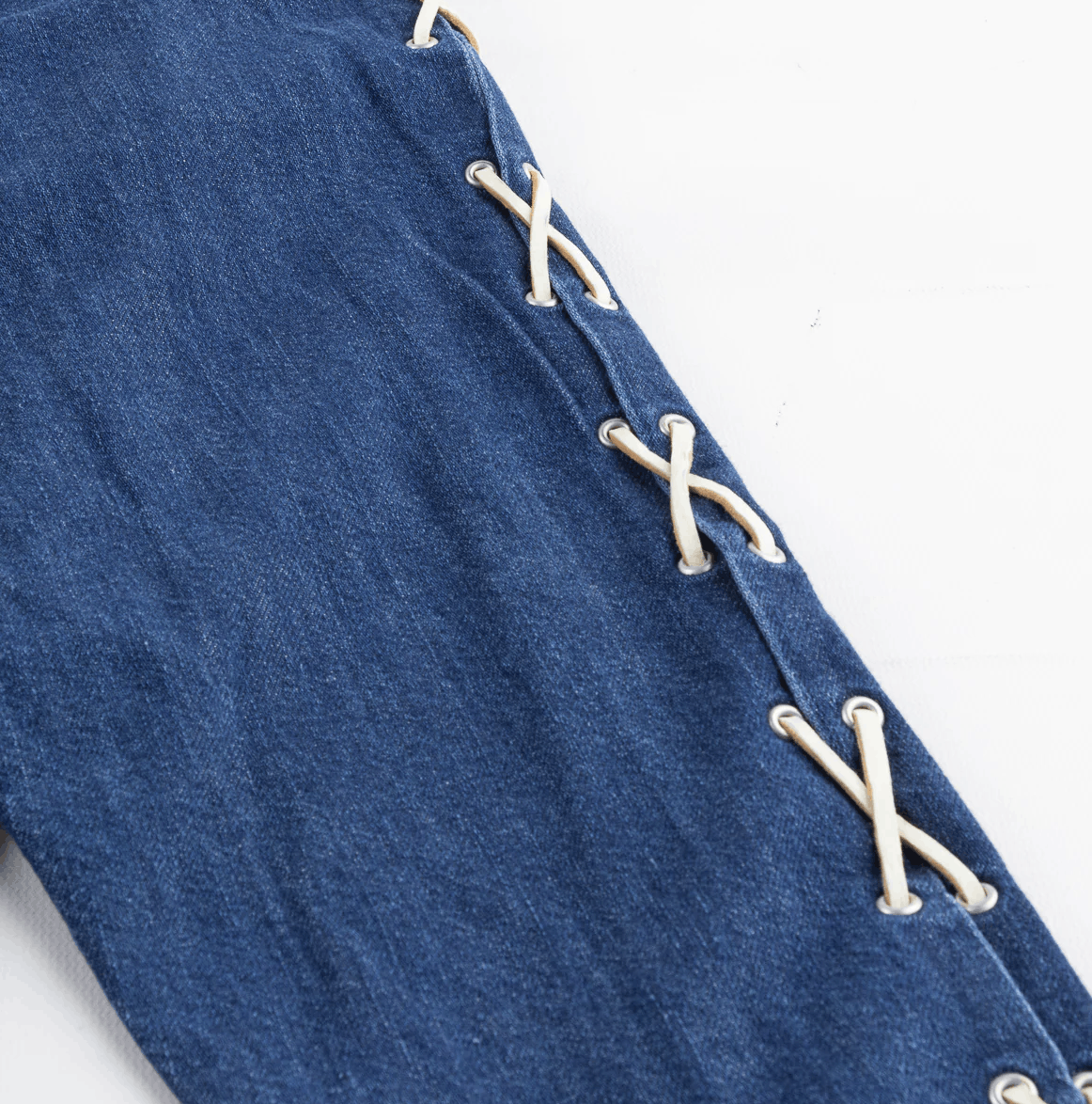 Kapital Kapital Denim Lace-up Western Shirt Indigo (Sz 3, fits M) Size US M / EU 48-50 / 2 - 8 Thumbnail