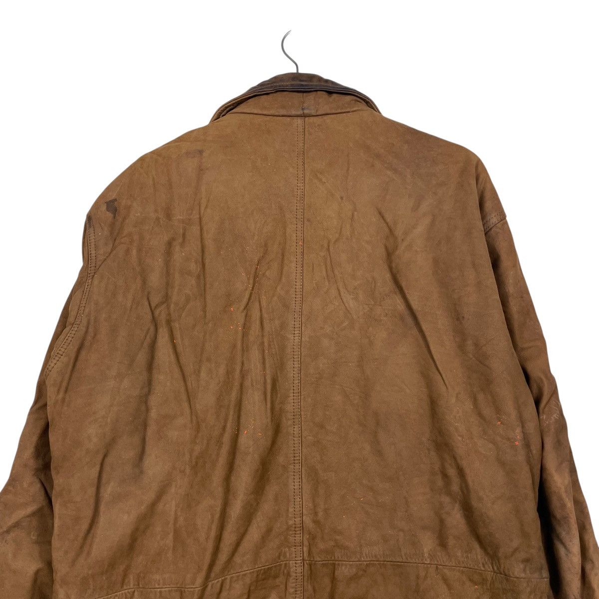 L.L. Bean × Vintage 💥MOLESKIN LEATHER LL BEAN RICH BROWN JACKET Size US L / EU 52-54 / 3 - 8 Thumbnail