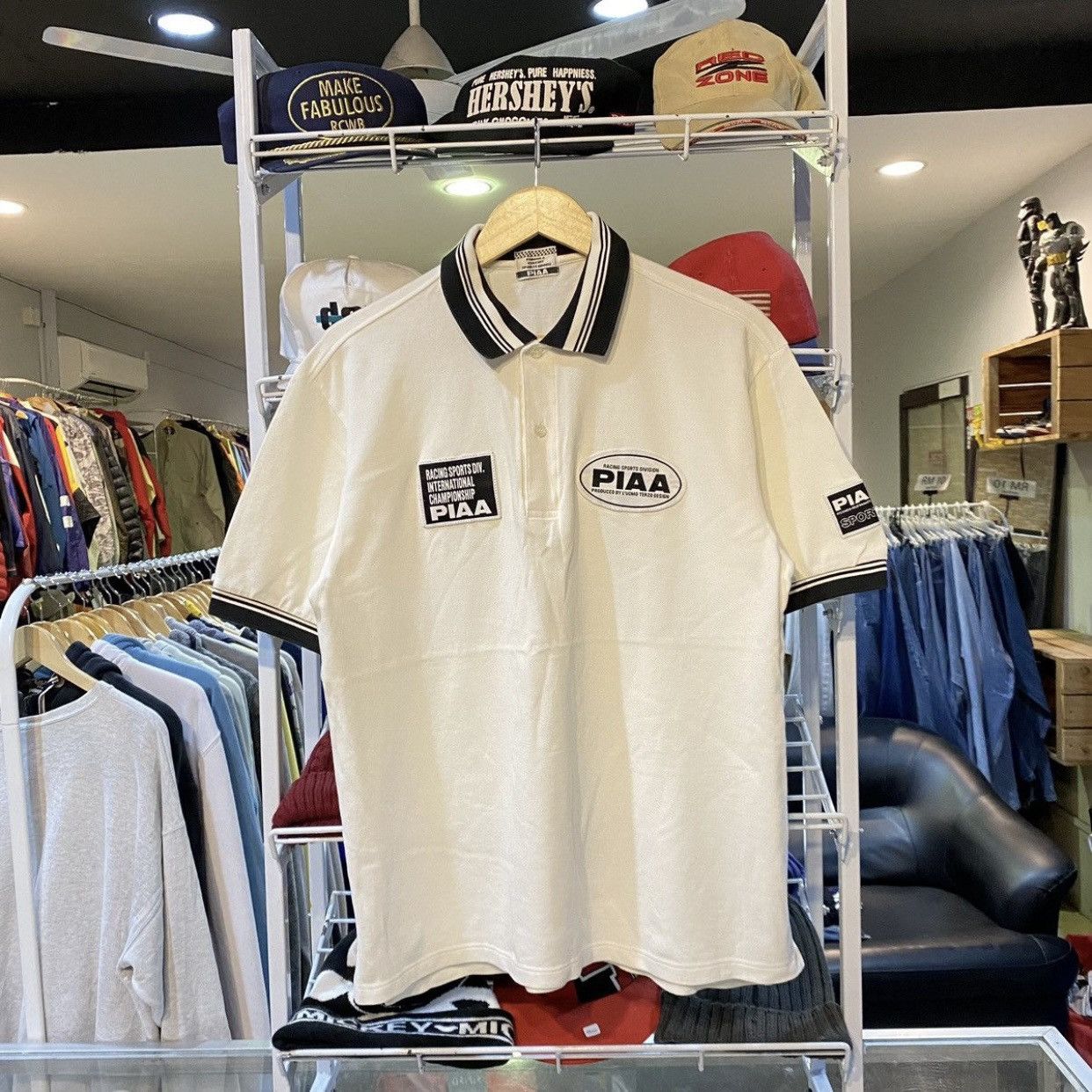 Sports Specialties Vintage PIAA F1 Grand Prix Racing Team Polo Shirt Size US L / EU 52-54 / 3 - 1 Thumbnail