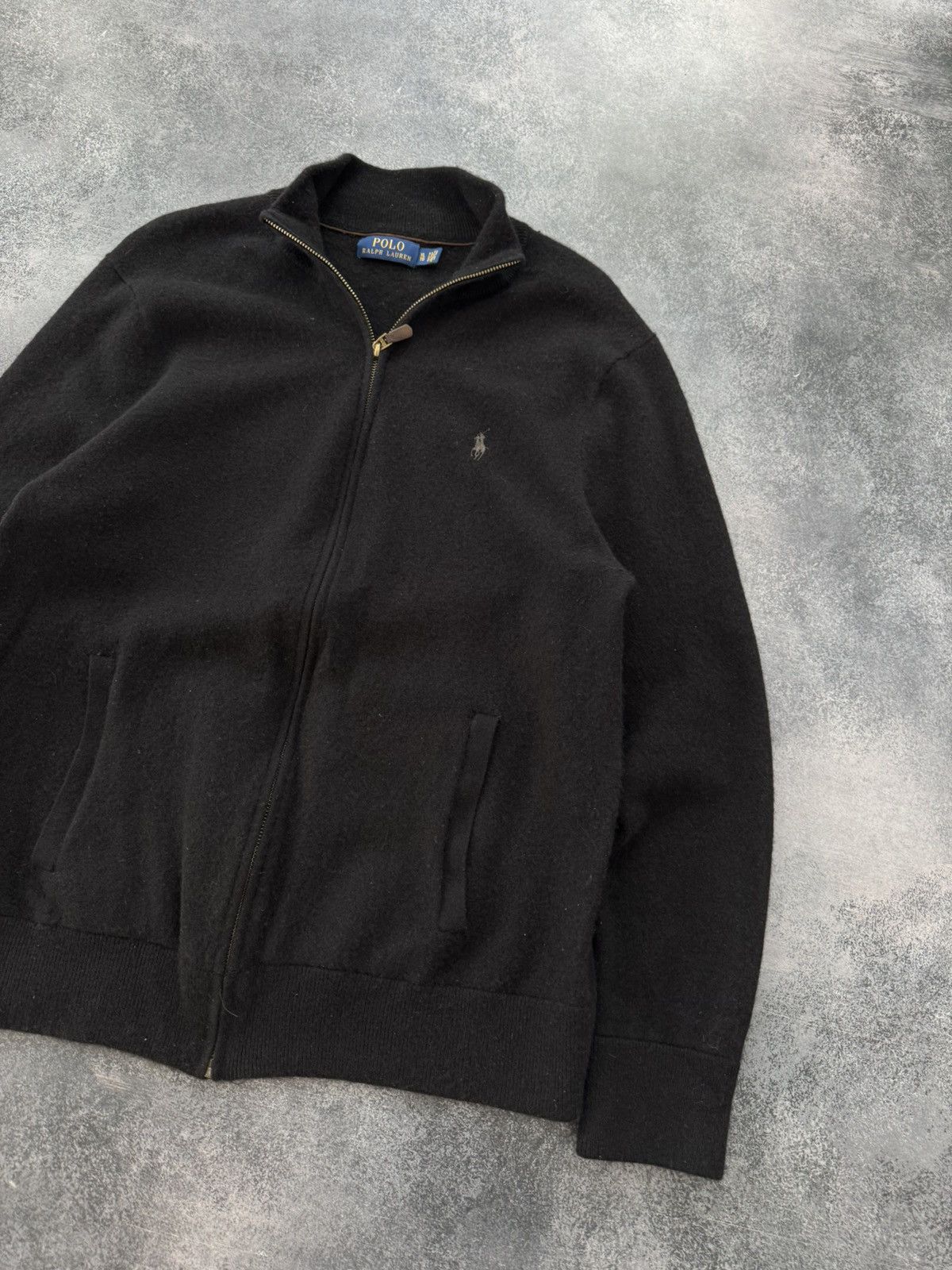 Polo Ralph Lauren VTG Polo Ralph Lauren wool sweater zip up Size US L / EU 52-54 / 3 - 3 Thumbnail