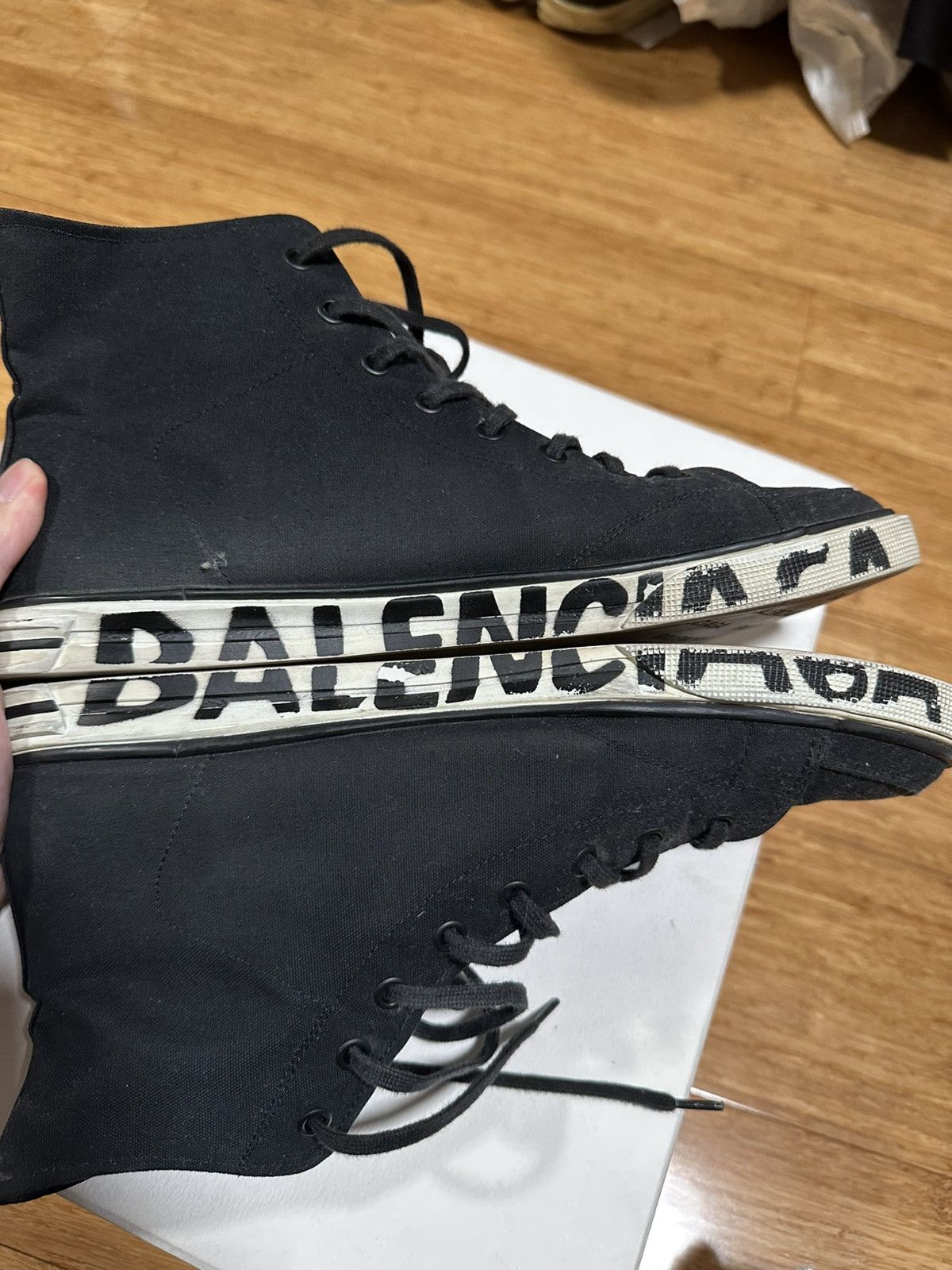 Balenciaga Balenciaga High Top Match Sneakers Size US 10 / EU 43 - 1 Thumbnail