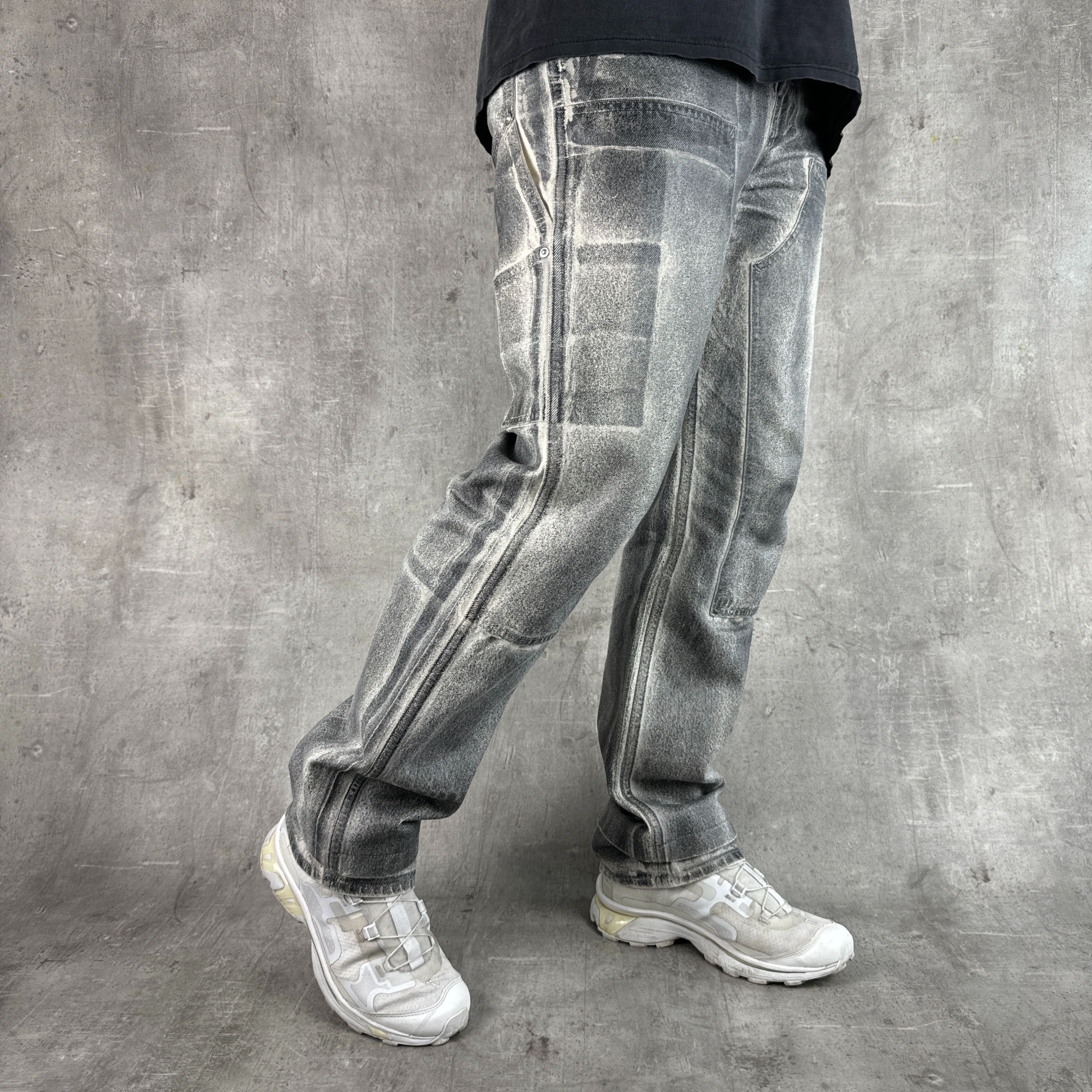 Helmut Lang HELMUT LANG Masc Lo Waxed Double Knee Carpenter Jeans Size US 30 / EU 46 - 3 Thumbnail