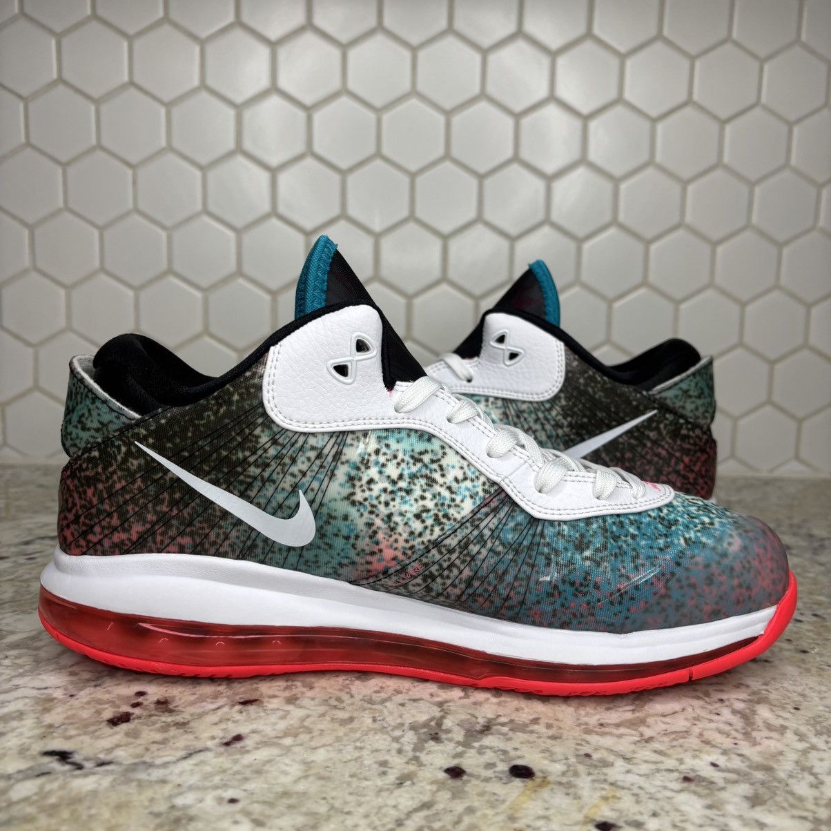 Nike Size 9.5 - Nike LeBron 8 V/2 Low Miami Night Clean No Box Size US 9.5 / EU 42-43 - 2 Thumbnail