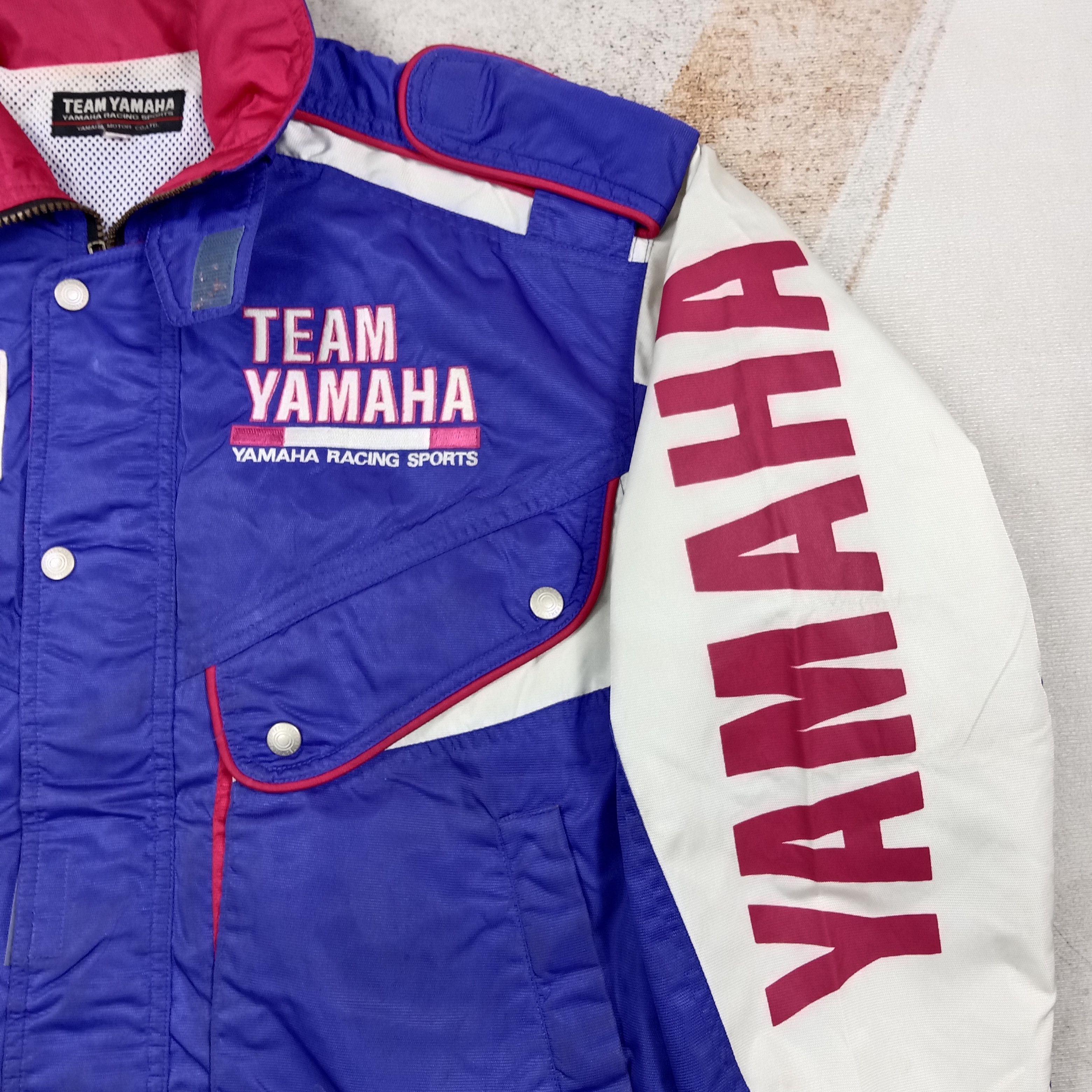 Yamaha 90's Yamaha Team Racing Motorsports Retro Jacket C274N14 Size US L / EU 52-54 / 3 - 6 Thumbnail