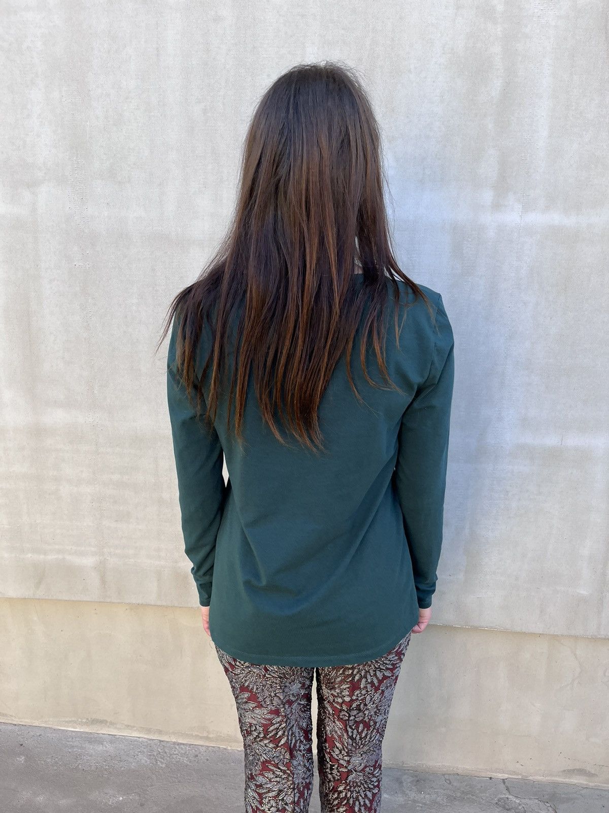Barbour Barbour Bay Women’s Long Sleeve Top Fish Print Dark Green M Size M / US 6-8 / IT 42-44 - 2 Thumbnail