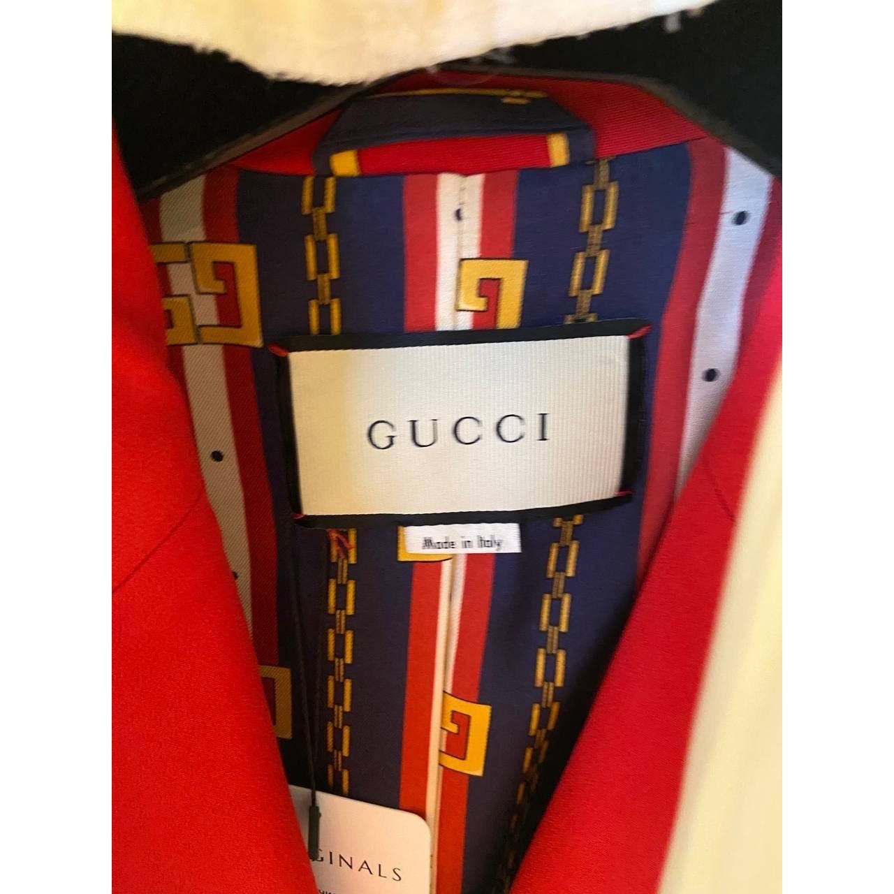 Gucci Gucci Red Fitted Jacket Contrast Trim IT38 XS Size XS / US 0-2 / IT 36-38 - 8 Thumbnail