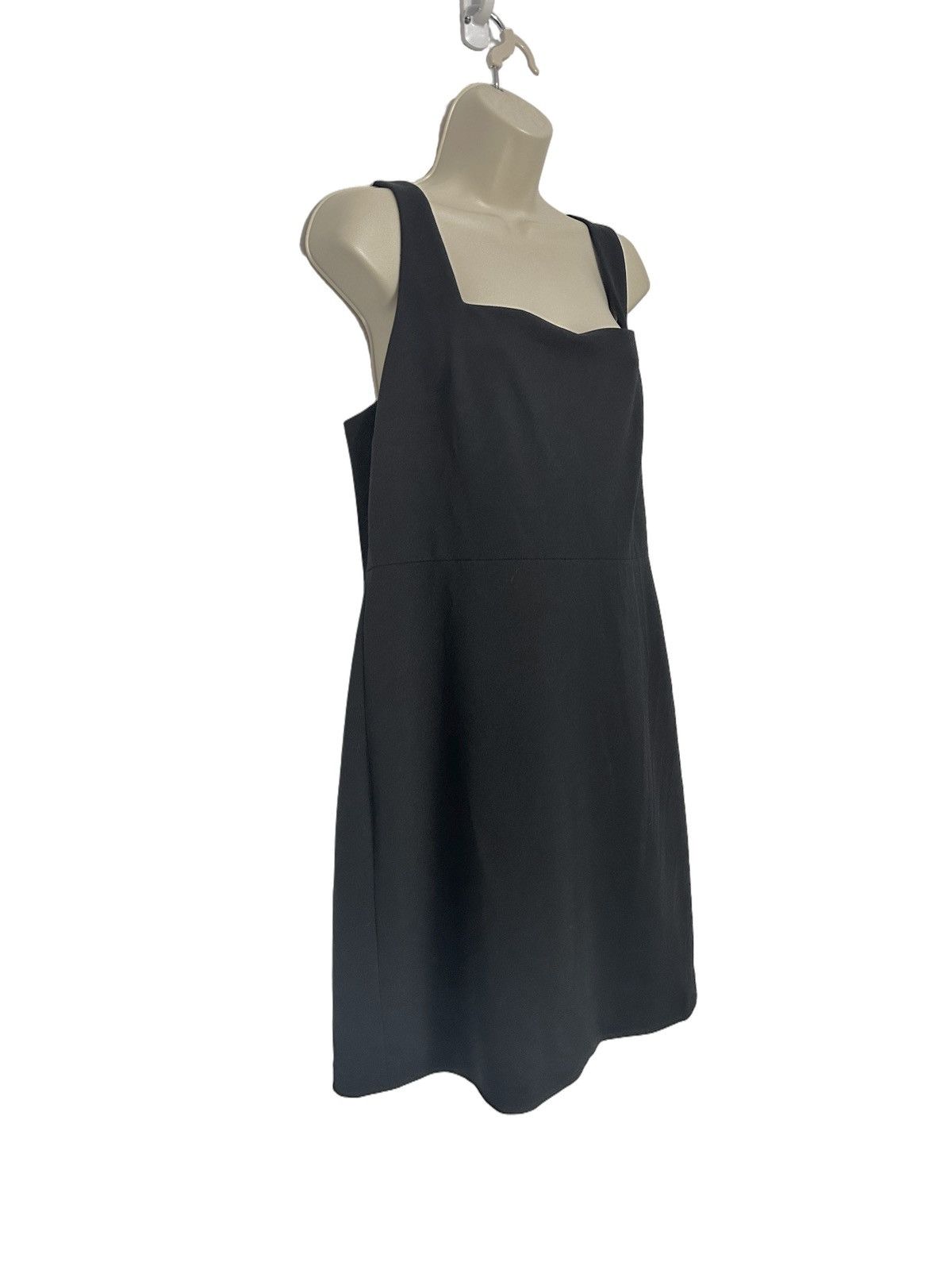 jean mini dresses Hanna Seamed Short Sleeve Denim Mini Dress