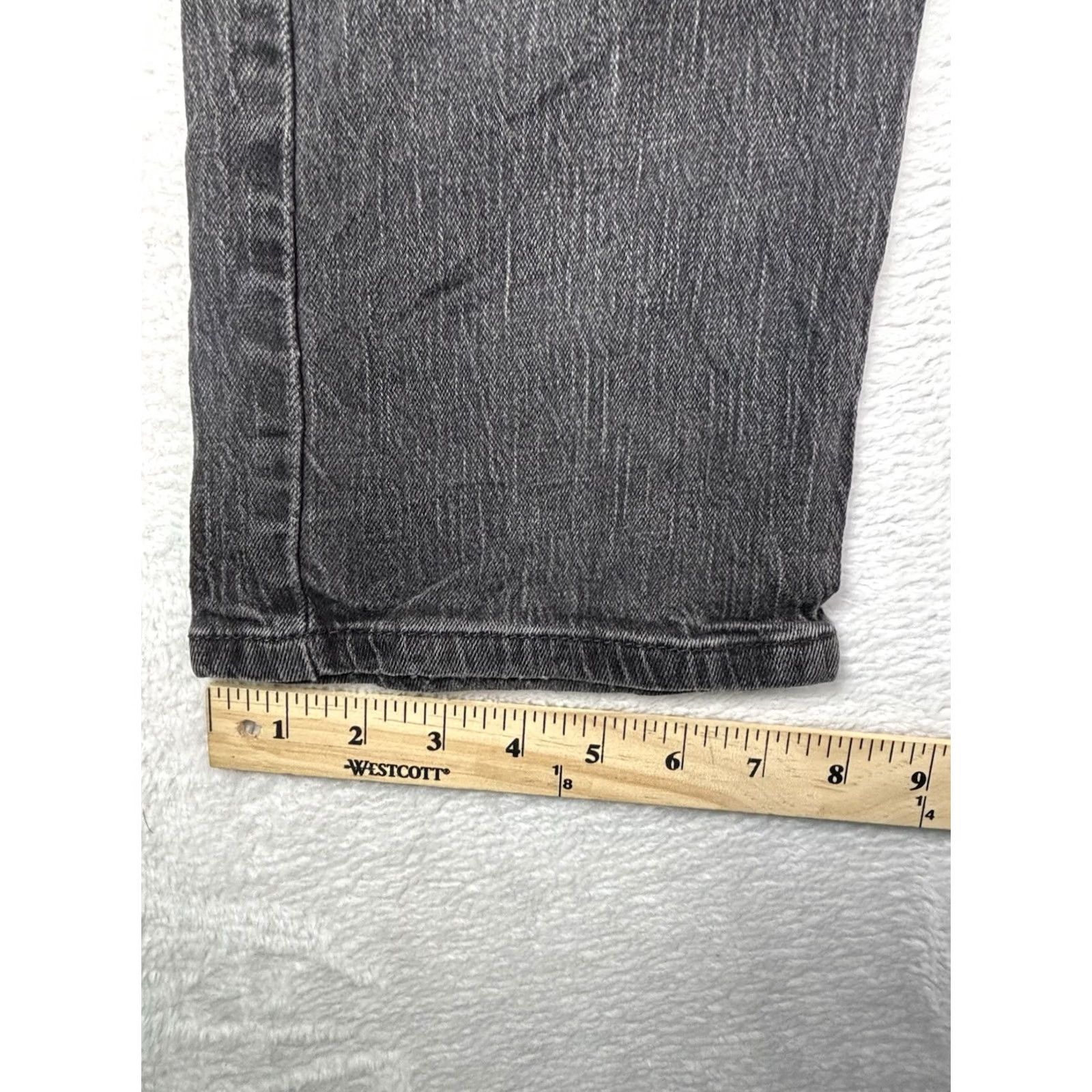 Levi's Levi's 514 Jeans Slim Straight 32x30 Gray Denim 5-Pocket Logo Button Vintage: No Mens Size US 32 / EU 48 - 5 Thumbnail