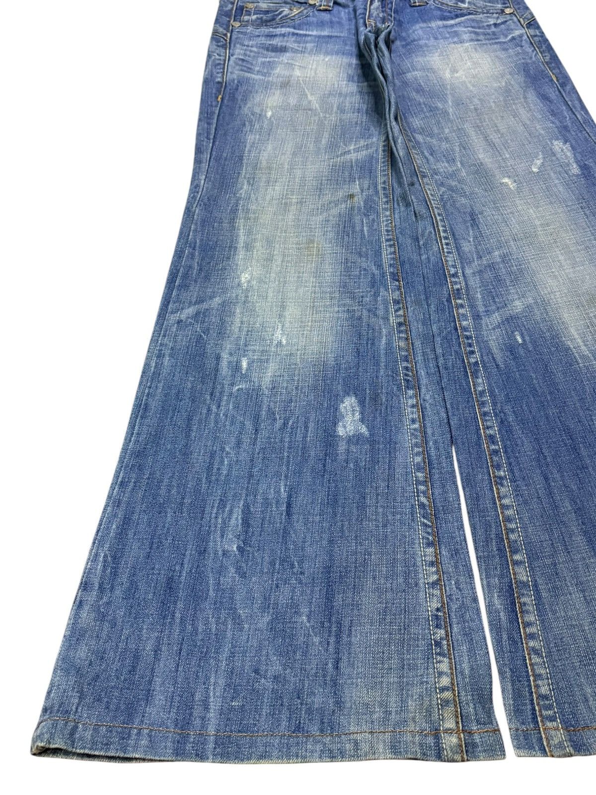 Hysteric Glamour × Japanese Brand Vintage Japanese Brand Blue Wash Bootcut Flare Jeans Size US 29 - 6 Thumbnail