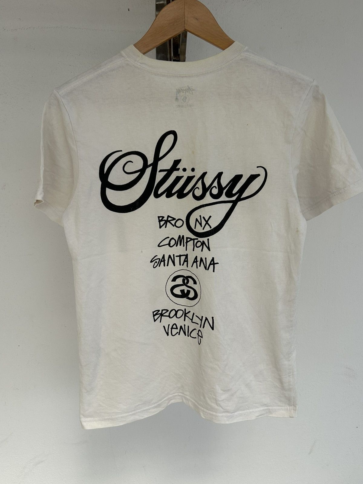 Stussy Stussy Y2K White Tee Size US S / EU 44-46 / 1 - 3 Thumbnail