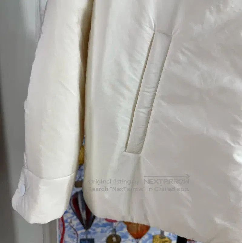 Other Prada Cream Color Women's Jacket in Size L. Size L / US 10 / IT 46 - 5 Thumbnail