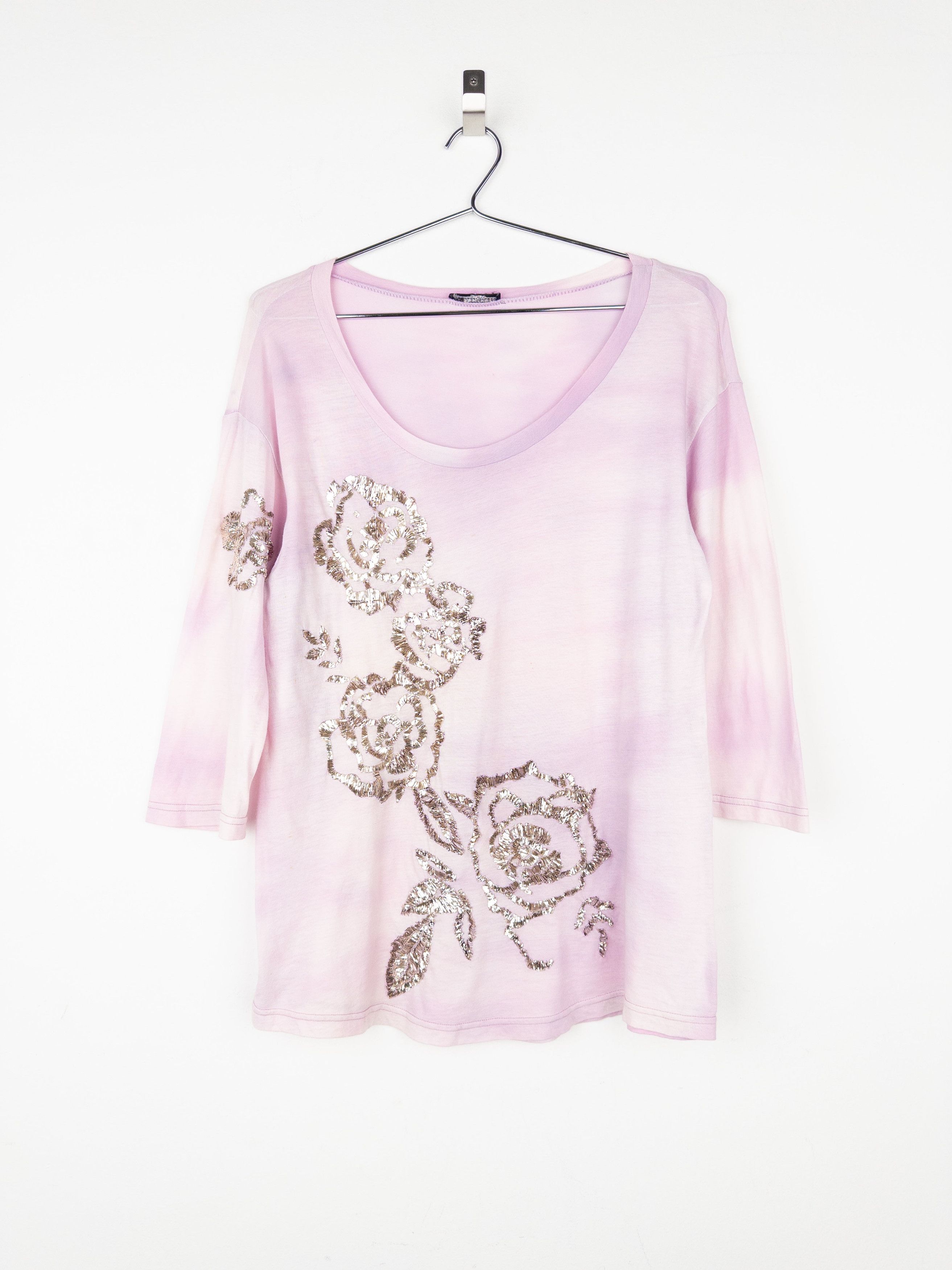 Balmain by Decarnin 2010s ¾-Sleeve Metal Thread Floral Embroidery To Size S / US 4 / IT 40 - 1 Thumbnail