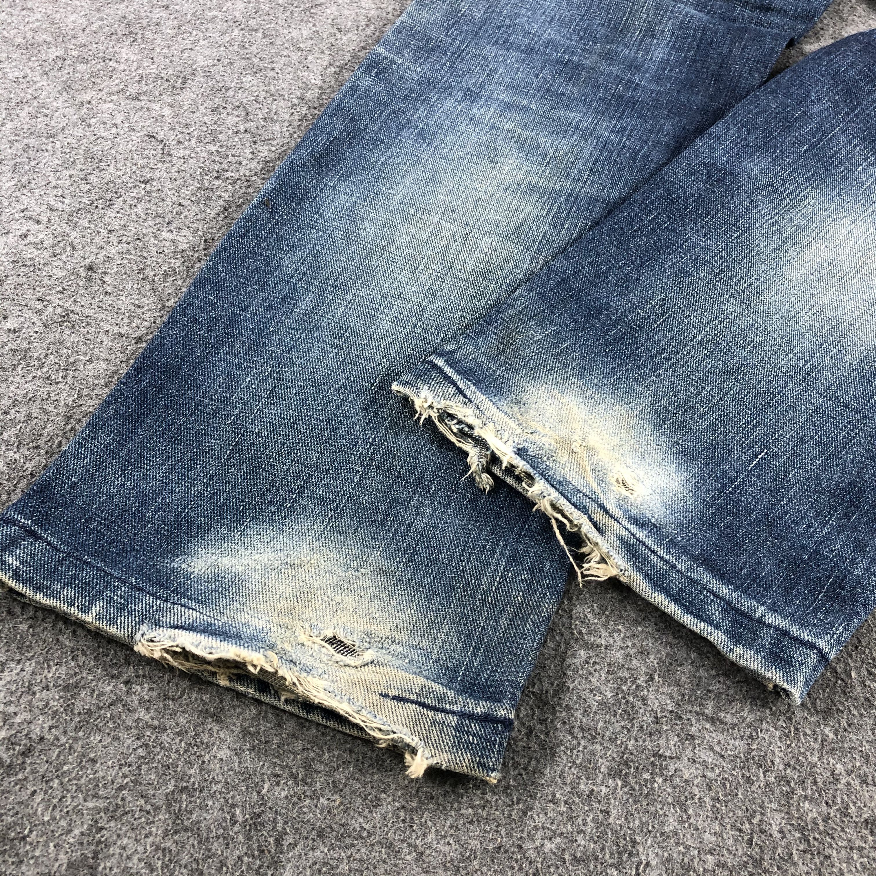 Lee Vintage Blue Wash Lee Jeans-J1846 Size US 30 / EU 46 - 5 Thumbnail