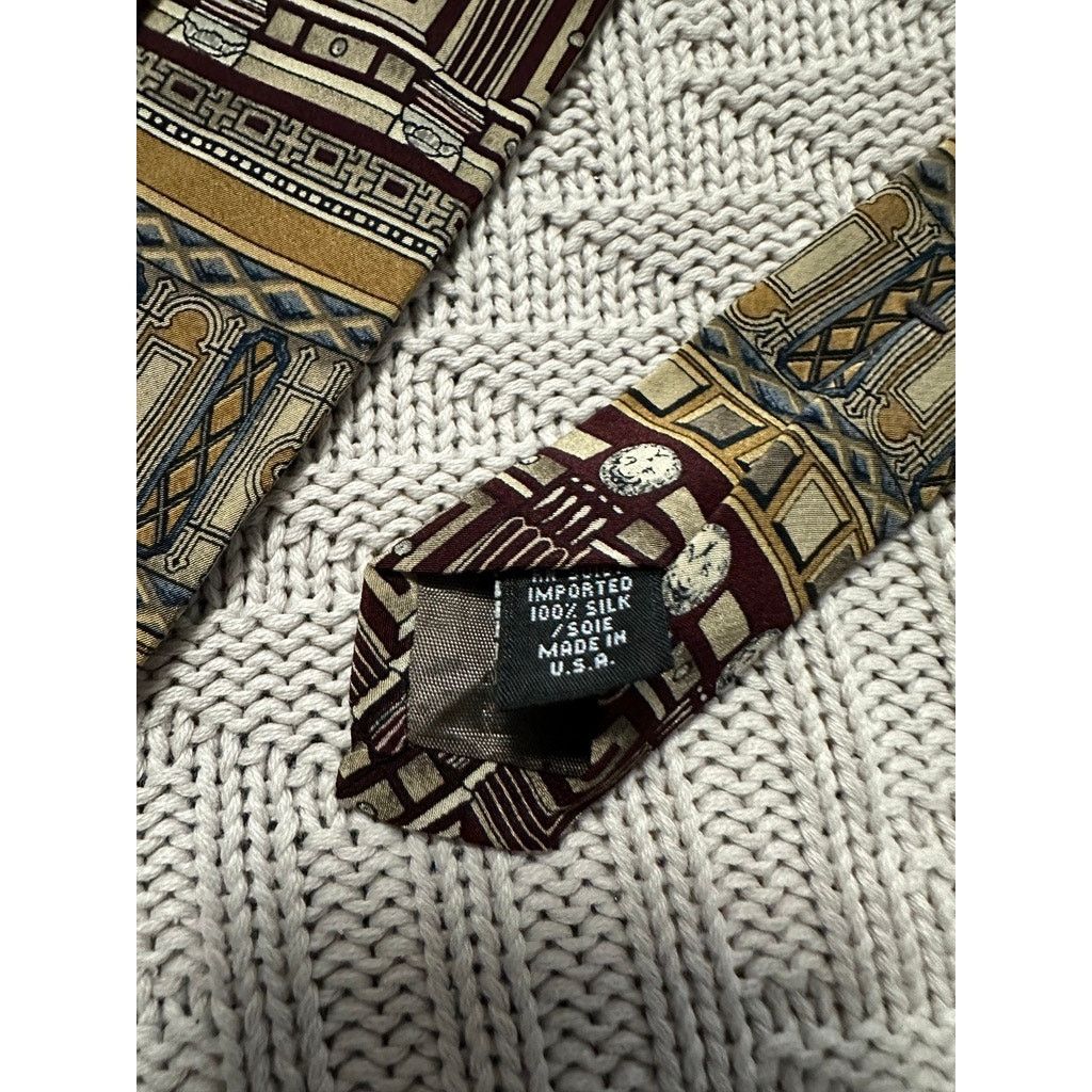 Vintage Vintage UNICEF German cabinet silk tie Size ONE SIZE - 4 Thumbnail