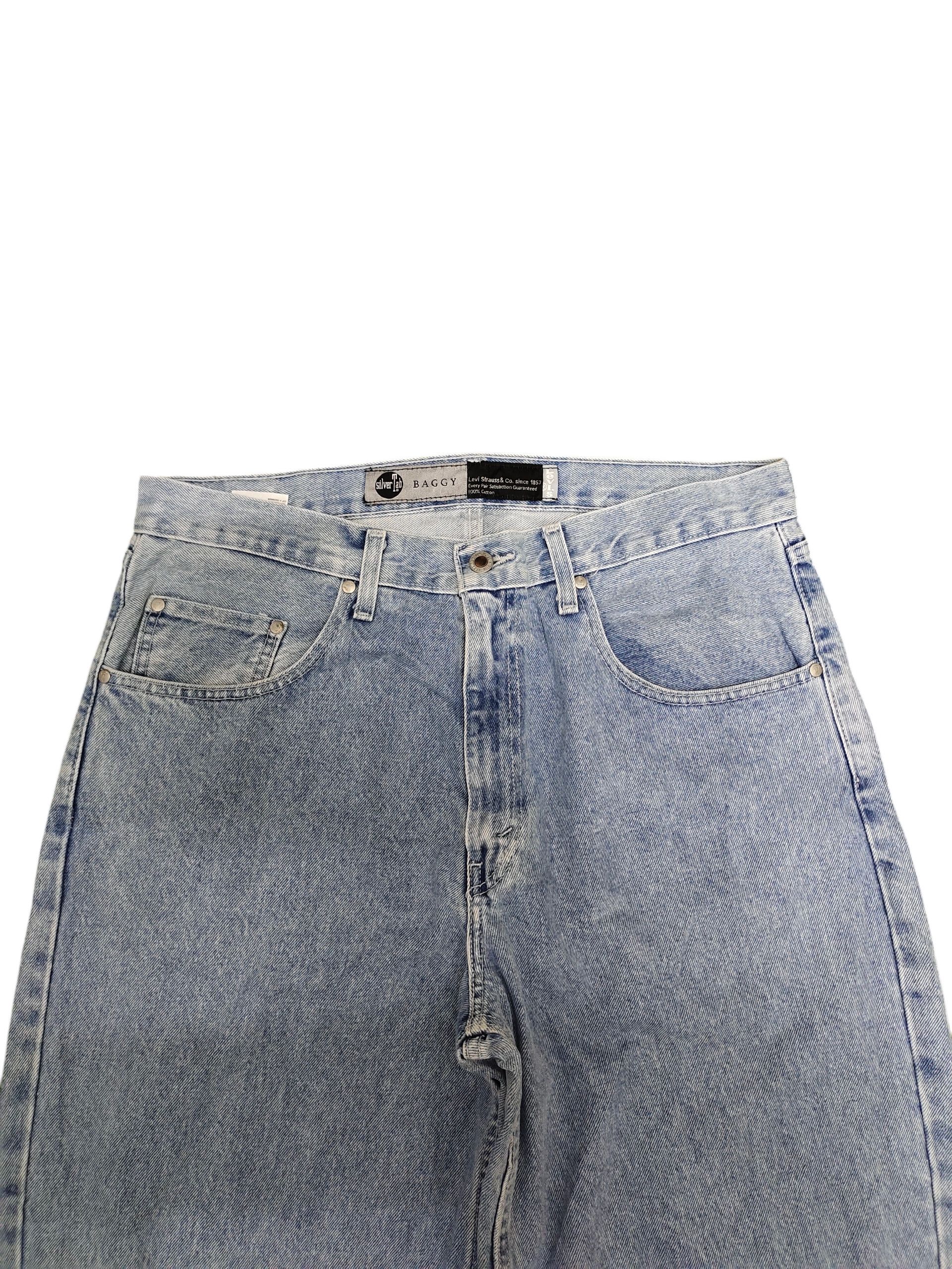 Levi's Vintage Clothing Vintage 90s Levis Silvertab Baggy Denim Jeans Wide Leg Size US 34 / EU 50 - 2 Thumbnail