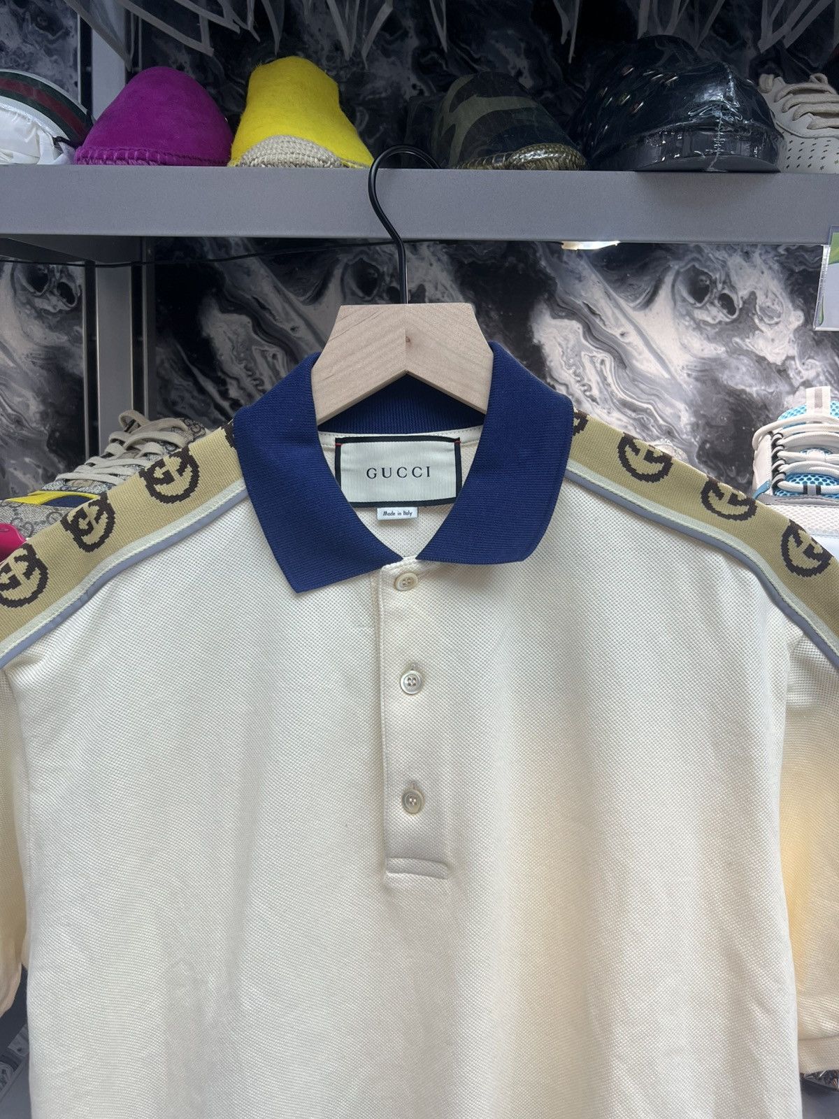 Gucci Gucci Polo With Interlocking G Stripe Size US L / EU 52-54 / 3 - 4 Thumbnail