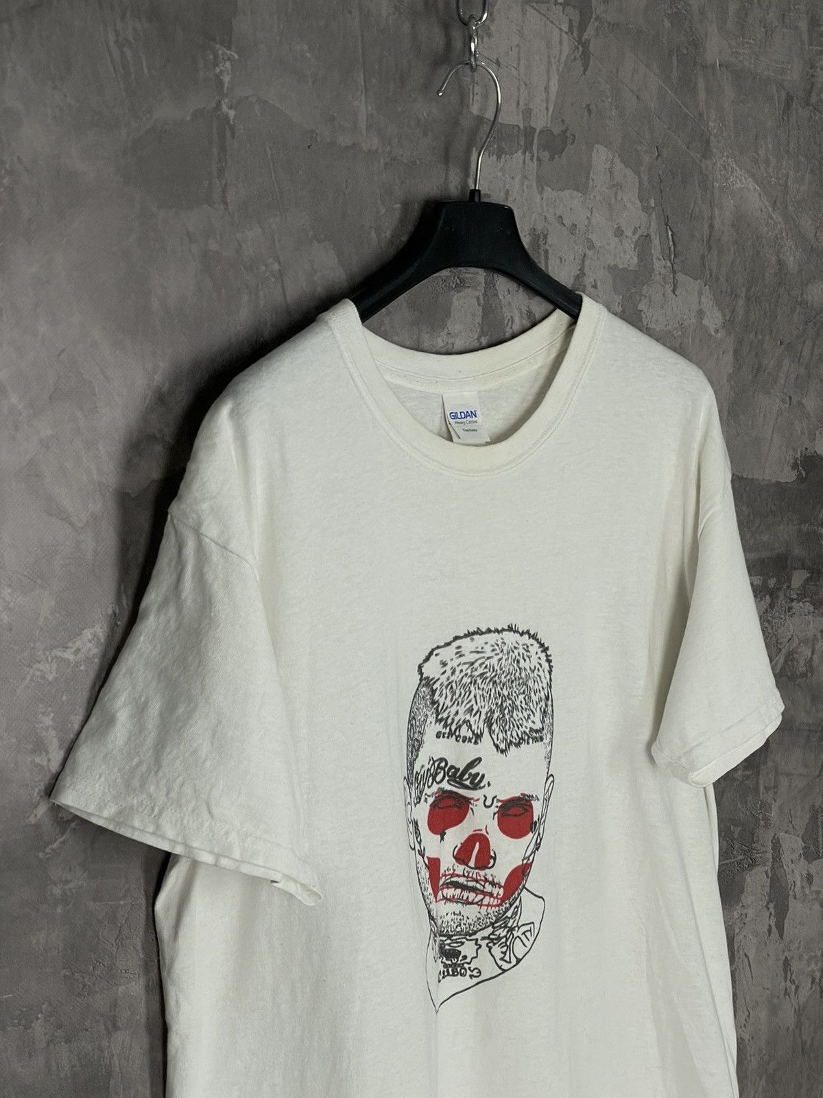 Lil Peep × Rap Tees LIL PEEP The Legend Big Logo Face Printed Vintage T-SHIRT Size US L / EU 52-54 / 3 - 7 Thumbnail