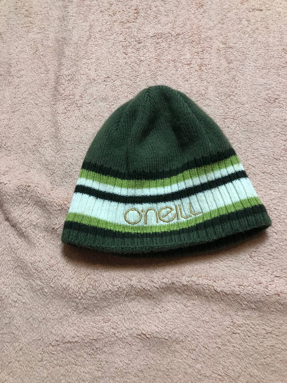 O'Neill Gloves + hats O'Neill green vintage Y2K logo streetwear Size ONE SIZE - 8 Thumbnail