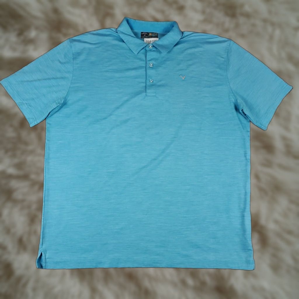 Callaway Callaway Polo Shirt Mens XL Blue Opti Dri Fit Golf Short Sleeve Pol o? Size US XL / EU 56 / 4 - 1 Thumbnail