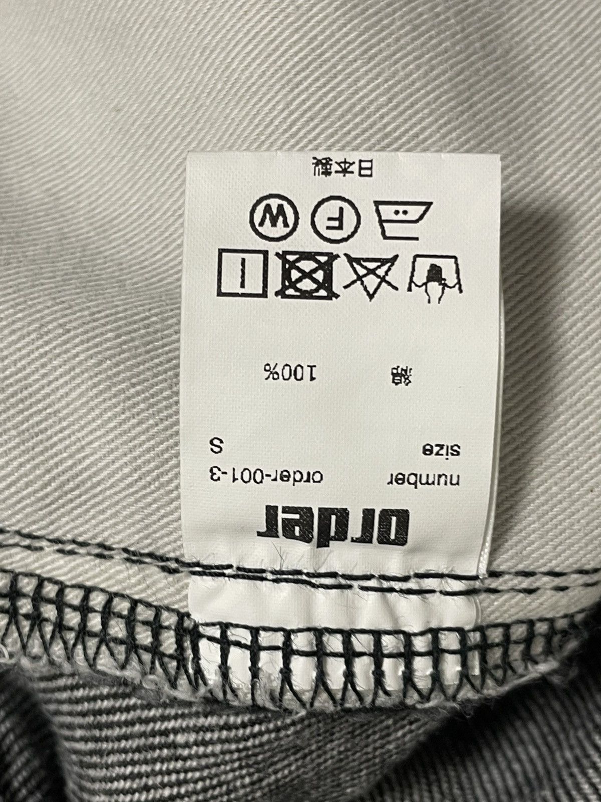 Japanese Brand Order Loose Fit Vintage Wash Japanese Denim Size US 29 - 4 Thumbnail