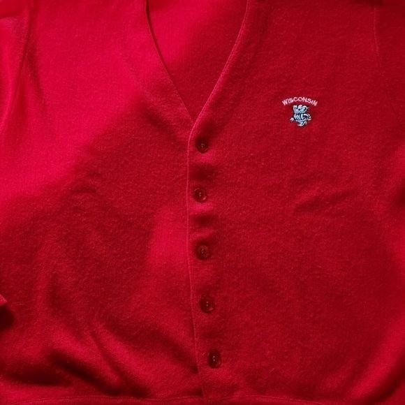 Vintage Vintage Jersild Embroidered Collegiate Univ of Wis Badgers R Size US L / EU 52-54 / 3 - 6 Thumbnail