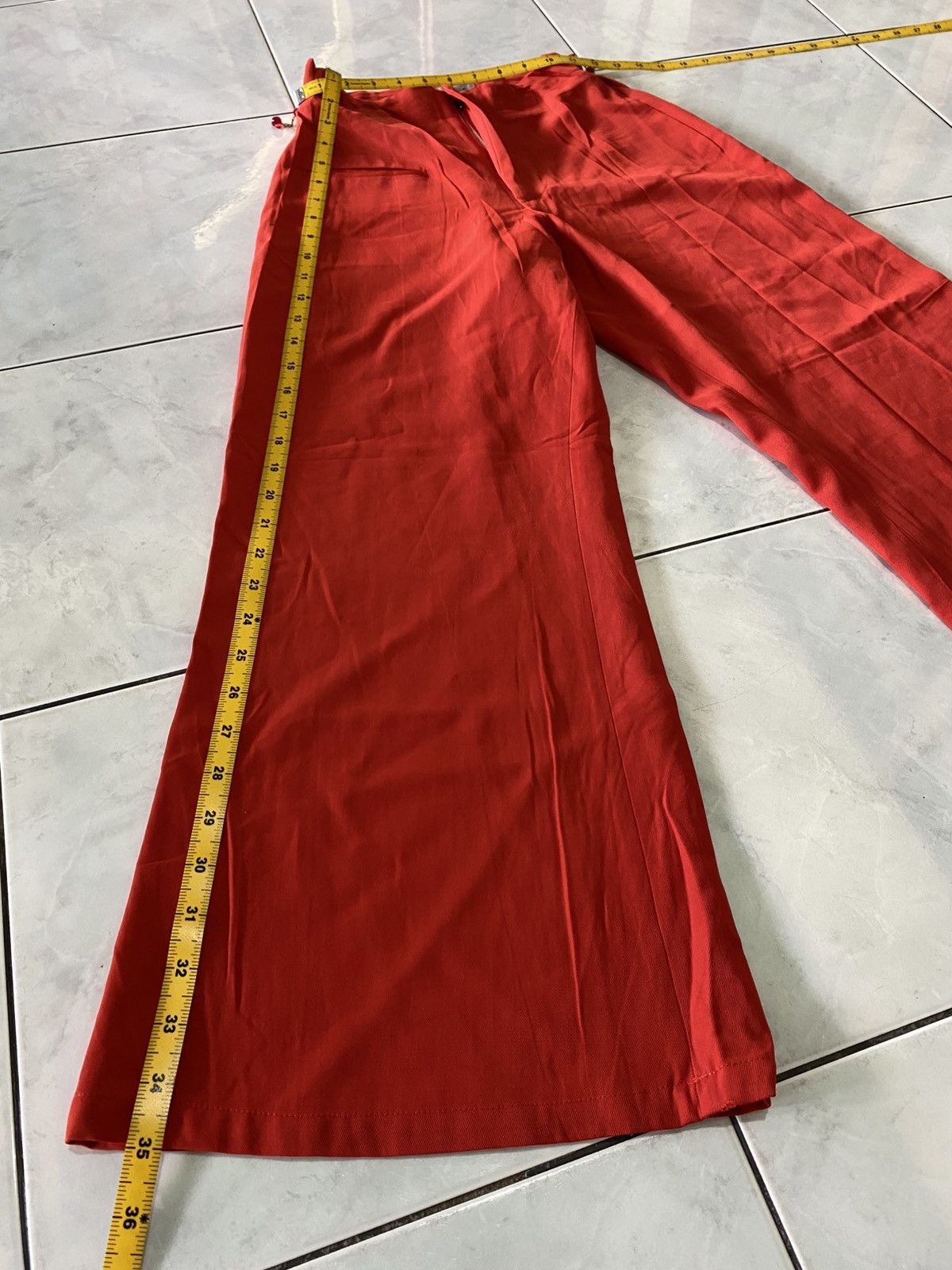 Yohji Yamamoto Yohji Yamamoto Red Pants Runaway Archive Japanese Luxury Size 22" - 17 Thumbnail