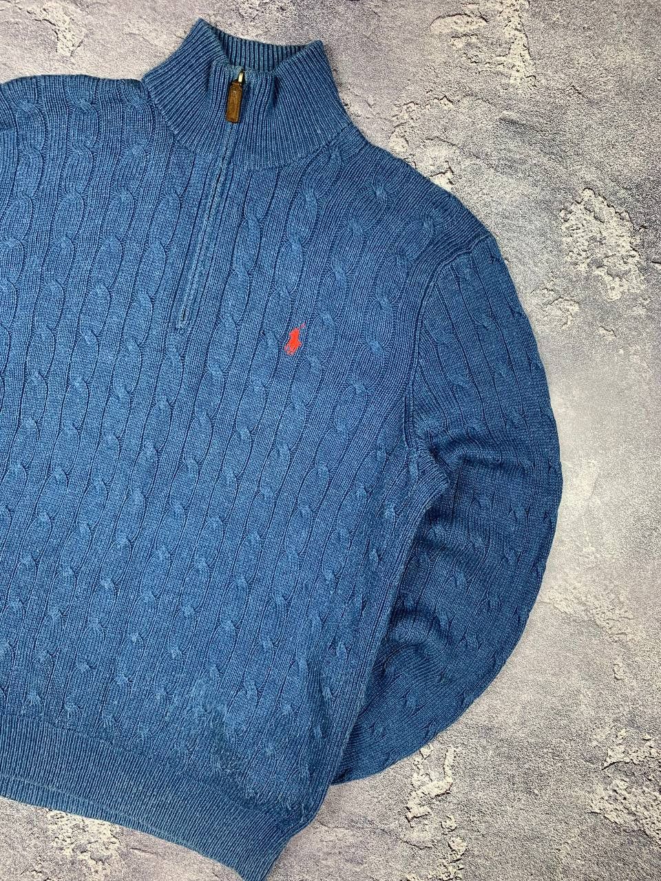 Polo Ralph Lauren Polo Ralph Lauren Vintage Men's 1/3 Zip Sweater 100% Silk Size US L / EU 52-54 / 3 - 3 Thumbnail