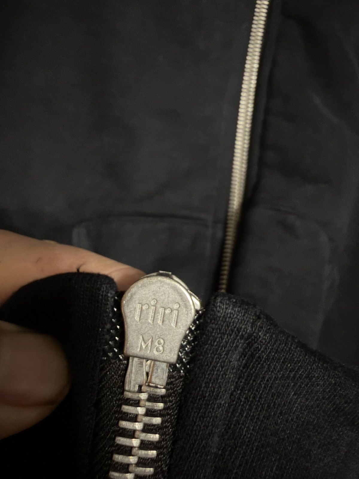 Rhude Fumar Mata Zip Up in Vintage Black Size US M / EU 48-50 / 2 - 5 Thumbnail