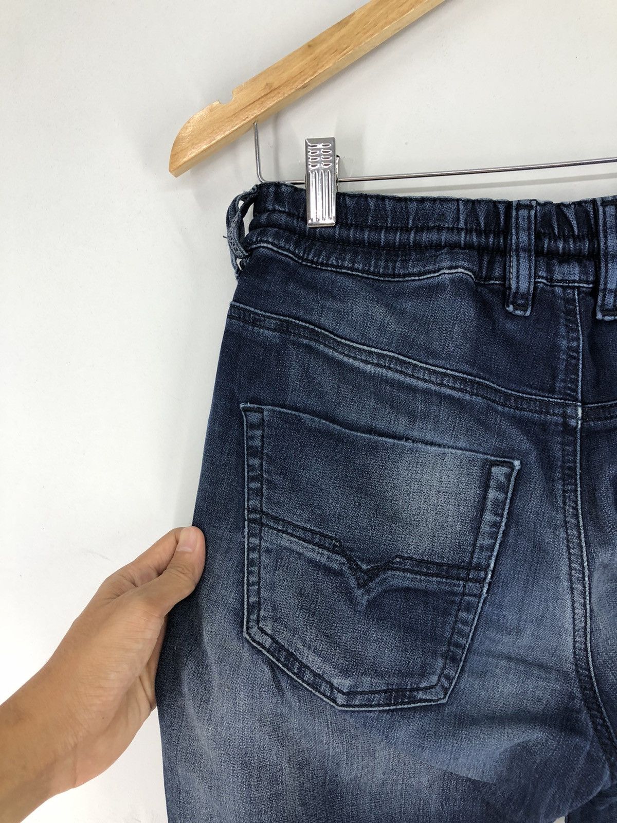 Diesel Diesel Distressed Faded Blue Denim Sweatpants Size 26-30 Size US 26 / EU 42 - 13 Thumbnail