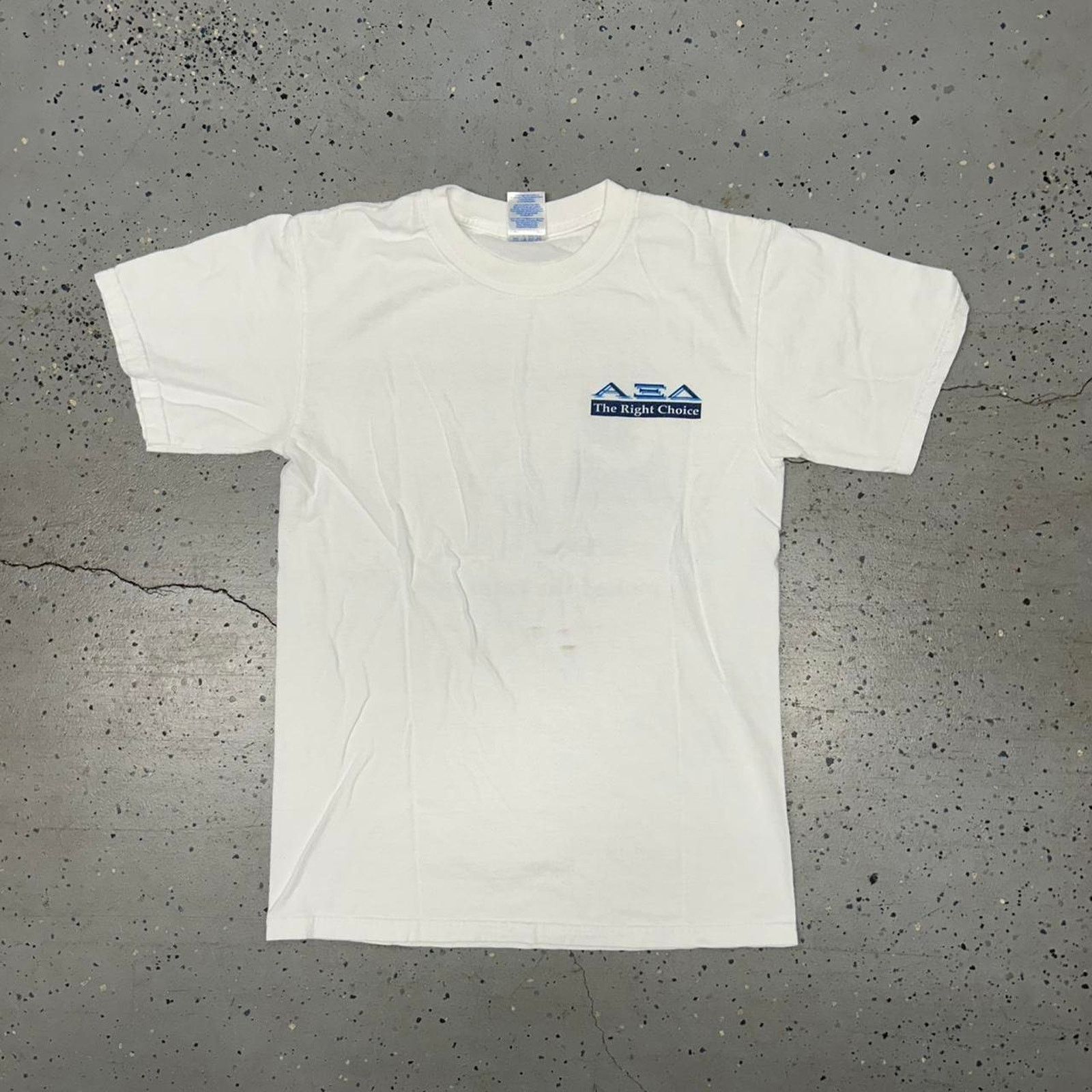 Gildan White Y2K The right choice graphic tee Size US S / EU 44-46 / 1 - 3 Thumbnail
