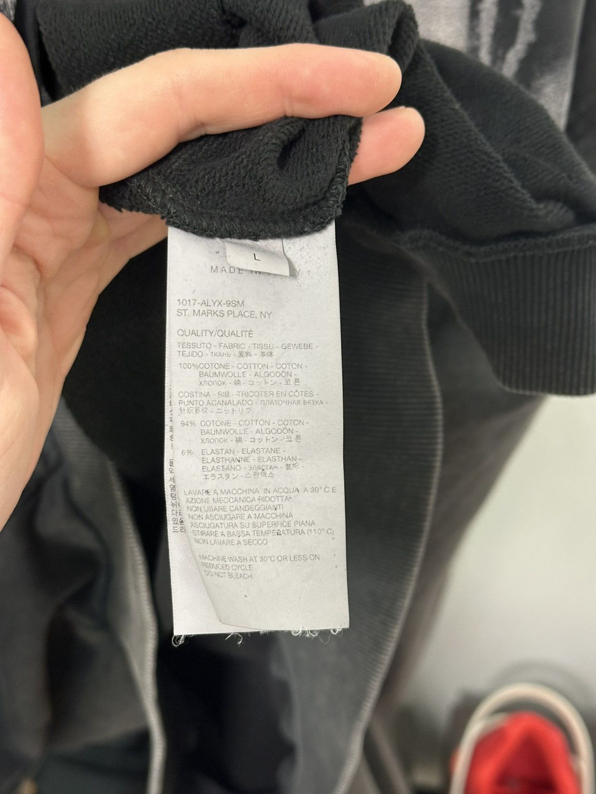 1017 ALYX 9SM 1017 ALYX 9SM x Mark Flood “Fuck It” Hoodie — Size L Size US L / EU 52-54 / 3 - 4 Thumbnail