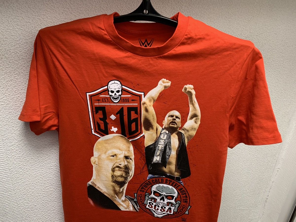 Vintage Stone cold Steve Austin 3:16 4:20 vintage red t-shirt Xs-S Size US S / EU 44-46 / 1 - 2 Thumbnail