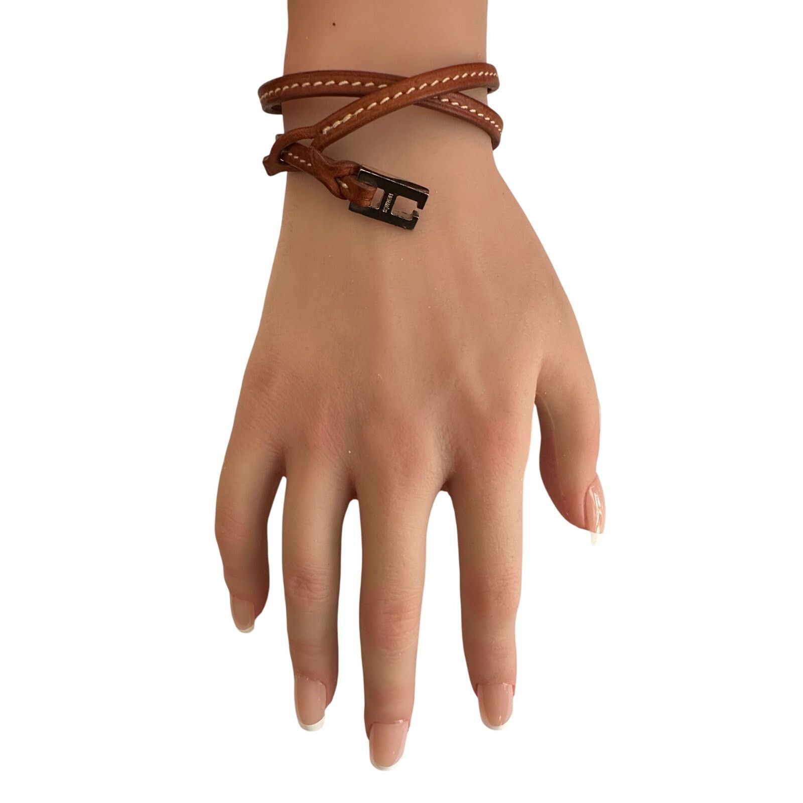 Hermes Hermes Tillet Leather Double Wrap Bracelet Size ONE SIZE - 9 Thumbnail