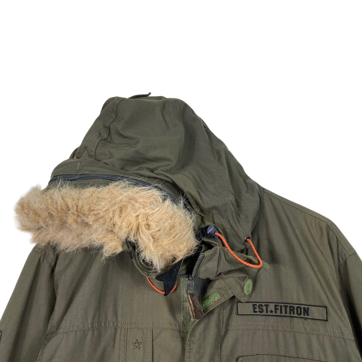 Japanese Brand Estivo Army Style Fur Jacket Size US M / EU 48-50 / 2 - 4 Thumbnail